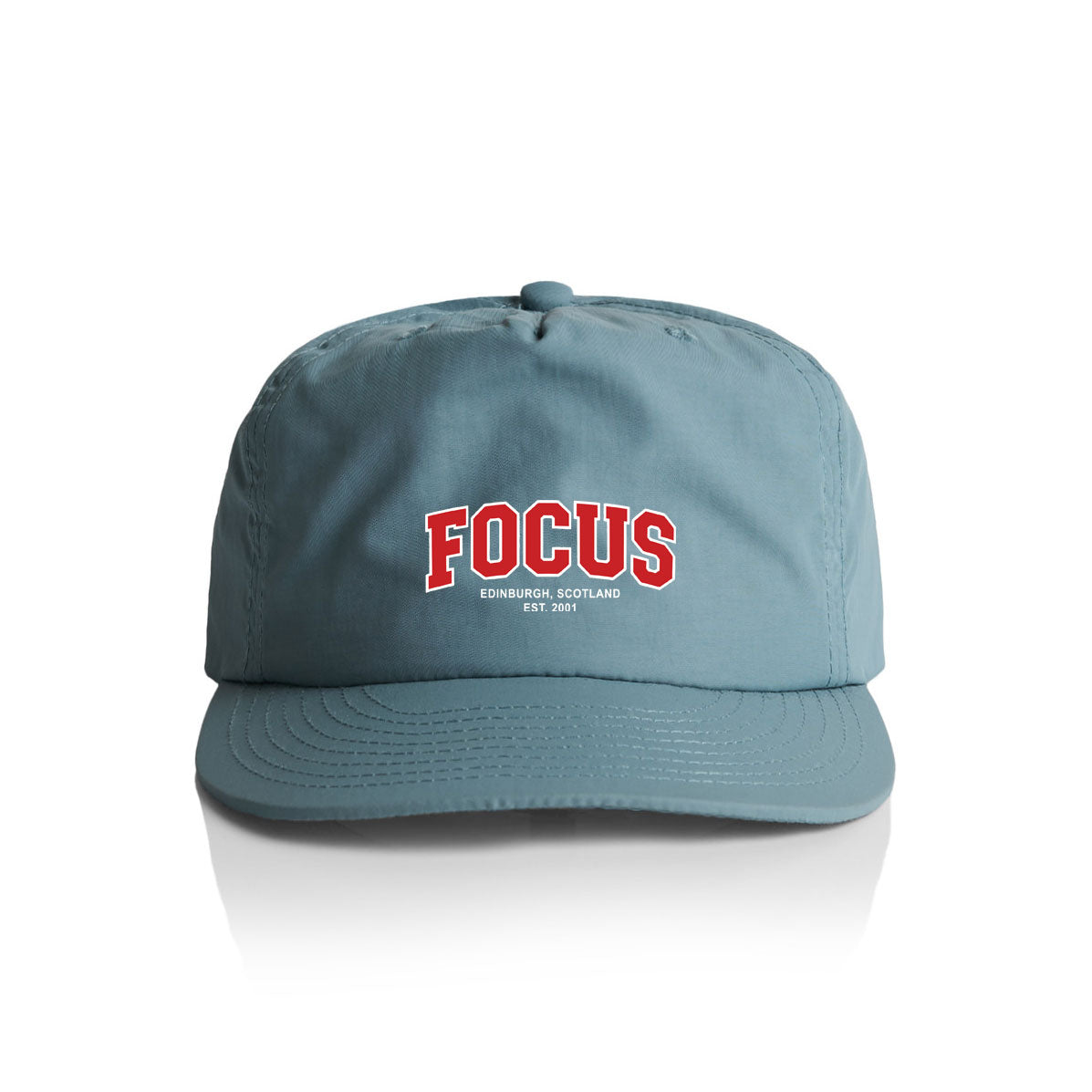 Focus College Logo Nylon Surf Cap - Slate Blue