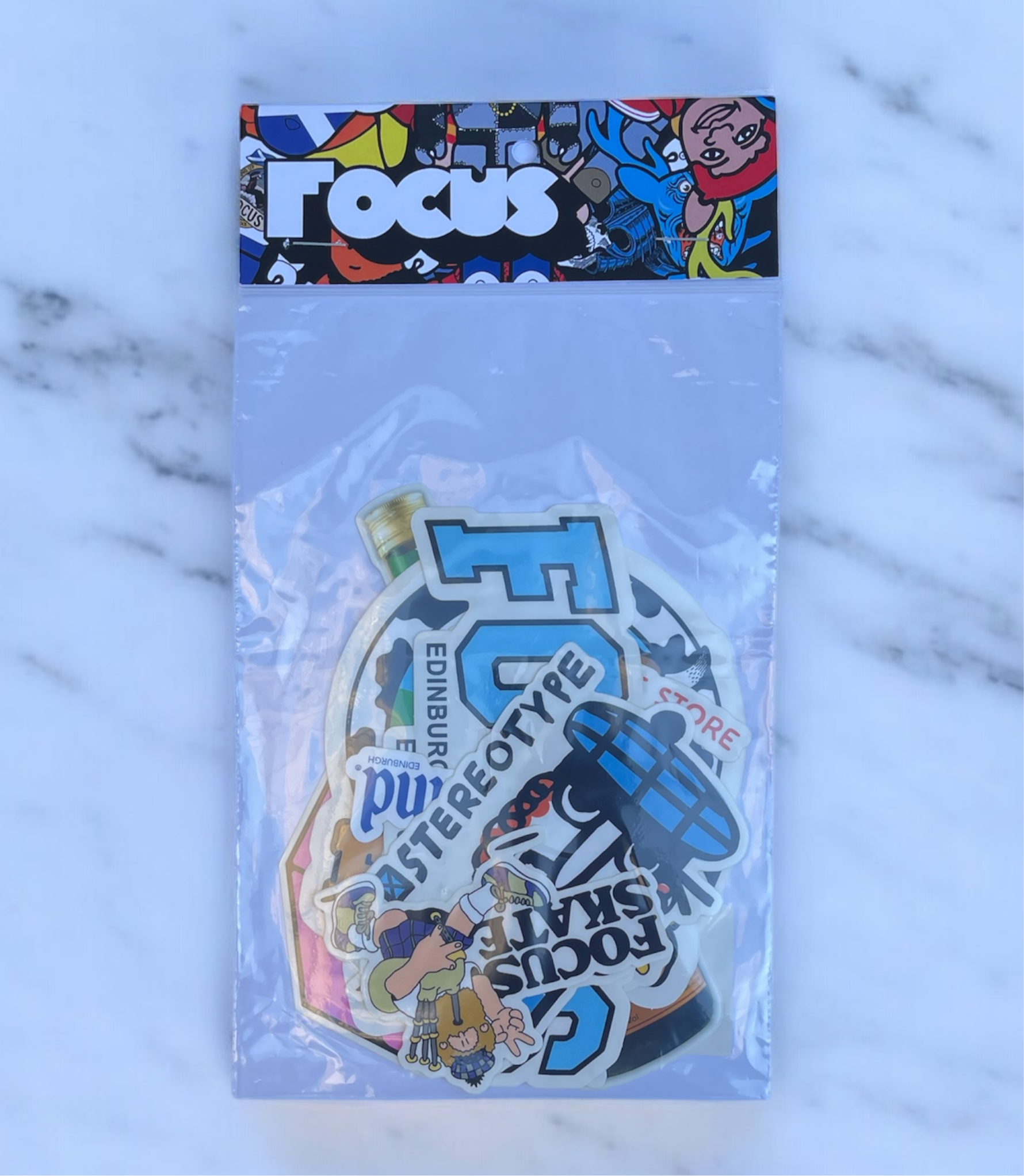 Focus Summer 2025 Sticker Pack x 8