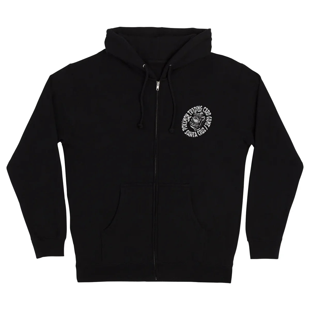 Santa Cruz x Pokemon TCG Hand Zip Hooded Sweatshirt - Black