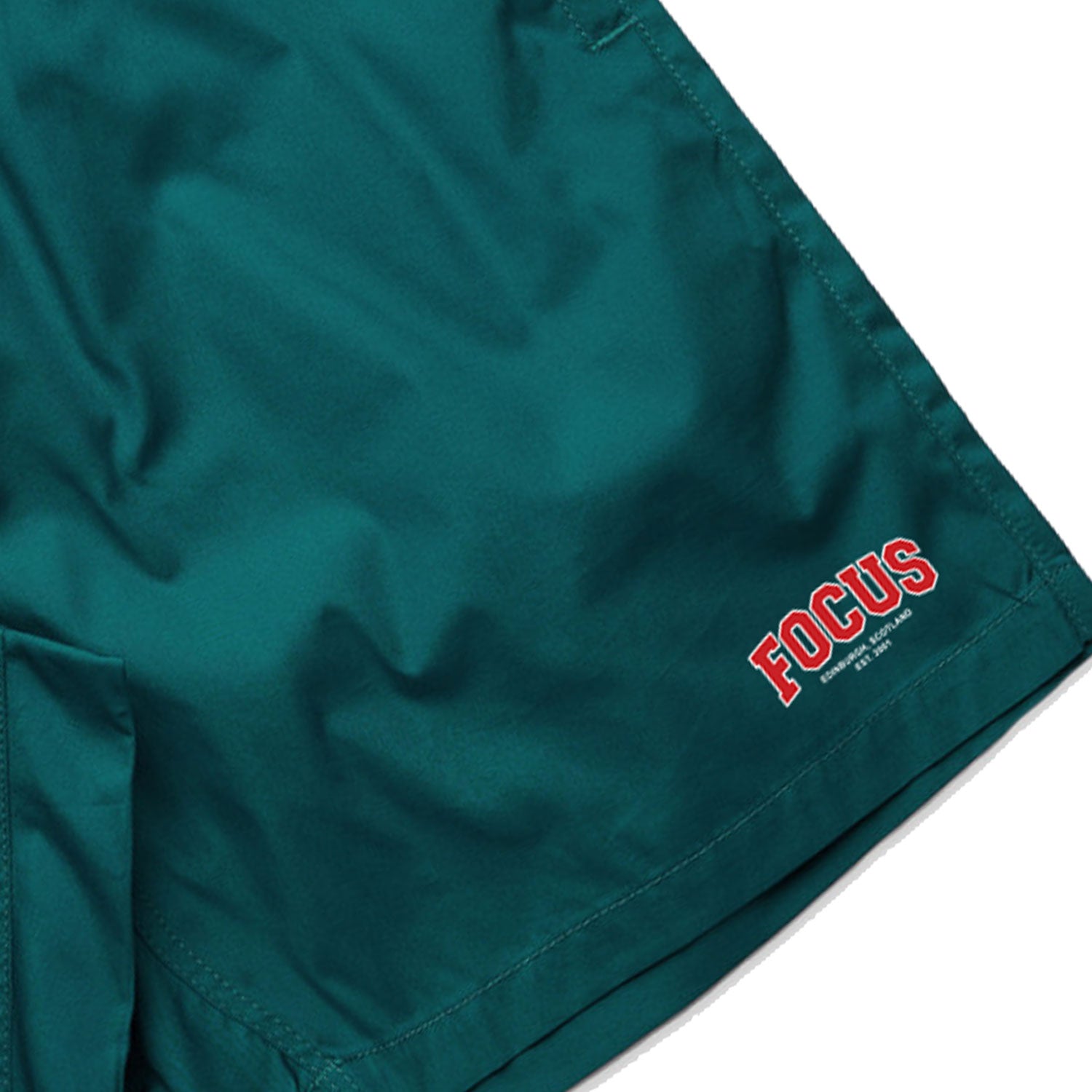 Focus College Logo Beach Shorts - Atlantic Blue