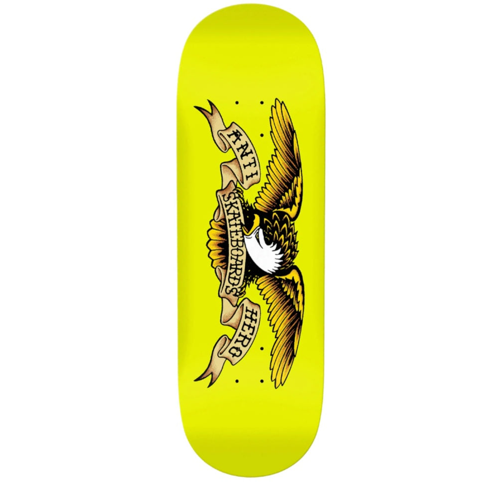 Anti Hero Team Classic Eagle Horse Pill Shape Deck Yellow - 10"