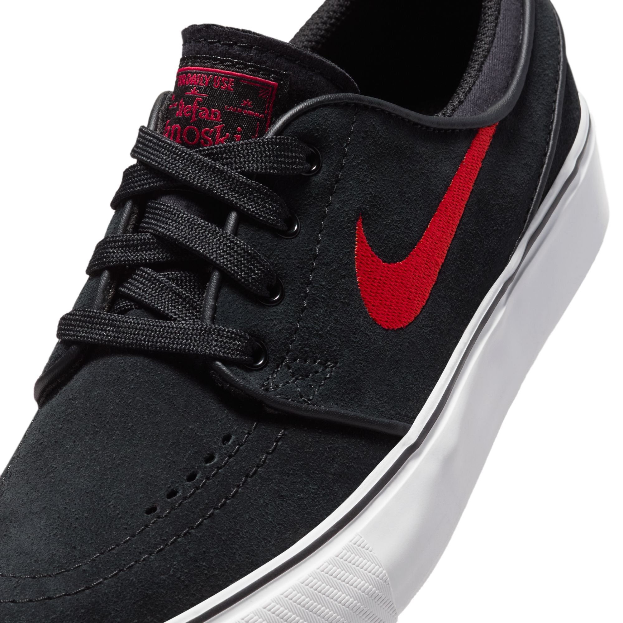 Nike SB Janoski Kids Shoes - Black/University Red-White