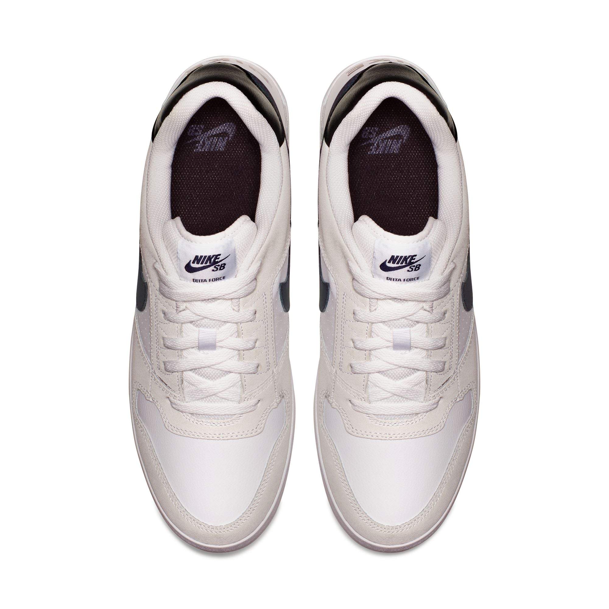 Nike SB Delta Force Vulc Shoes - White/Thunder Blue-Black