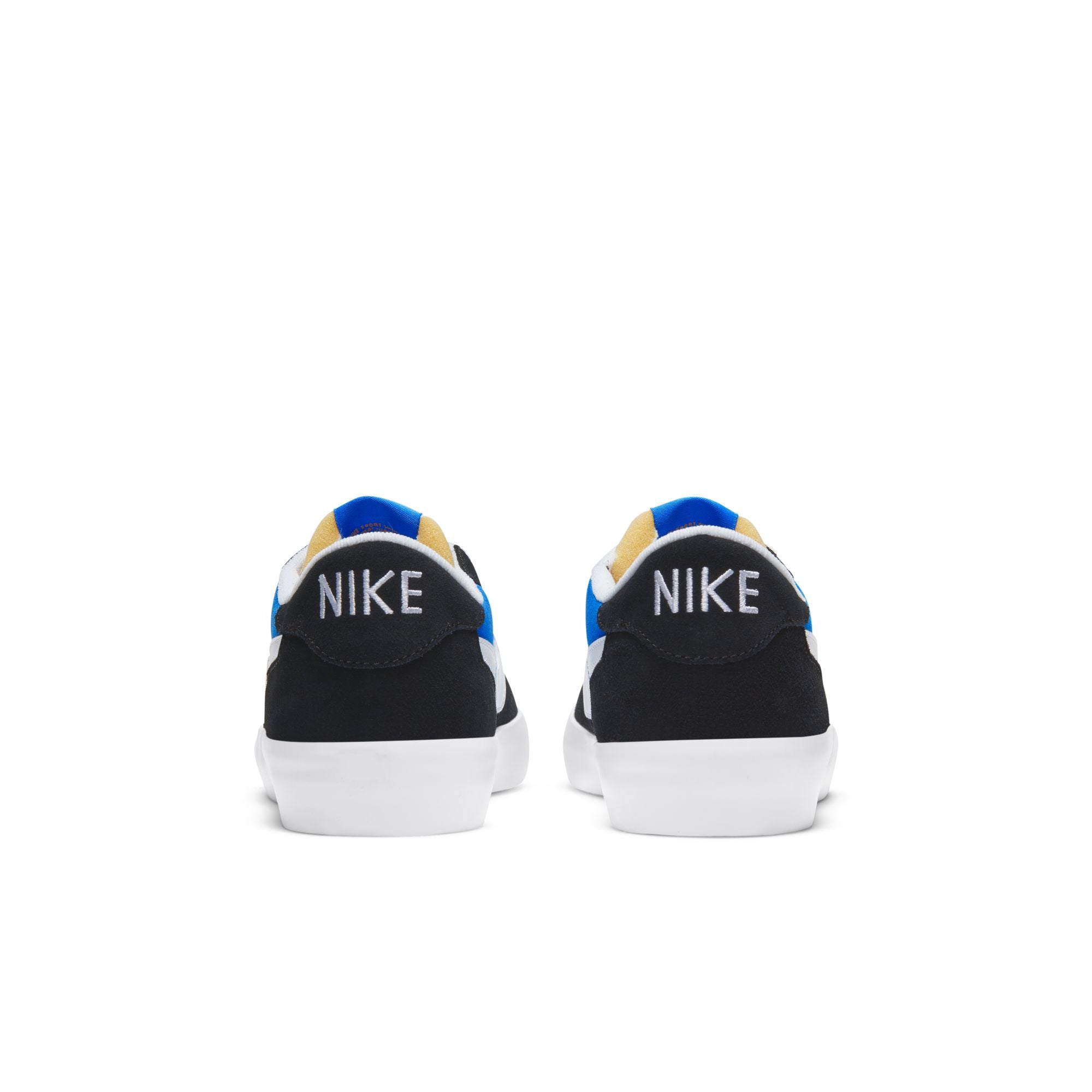 Nike SB Heritage Vulc Shoes - Black/White-Signal Blue-Safety Orange