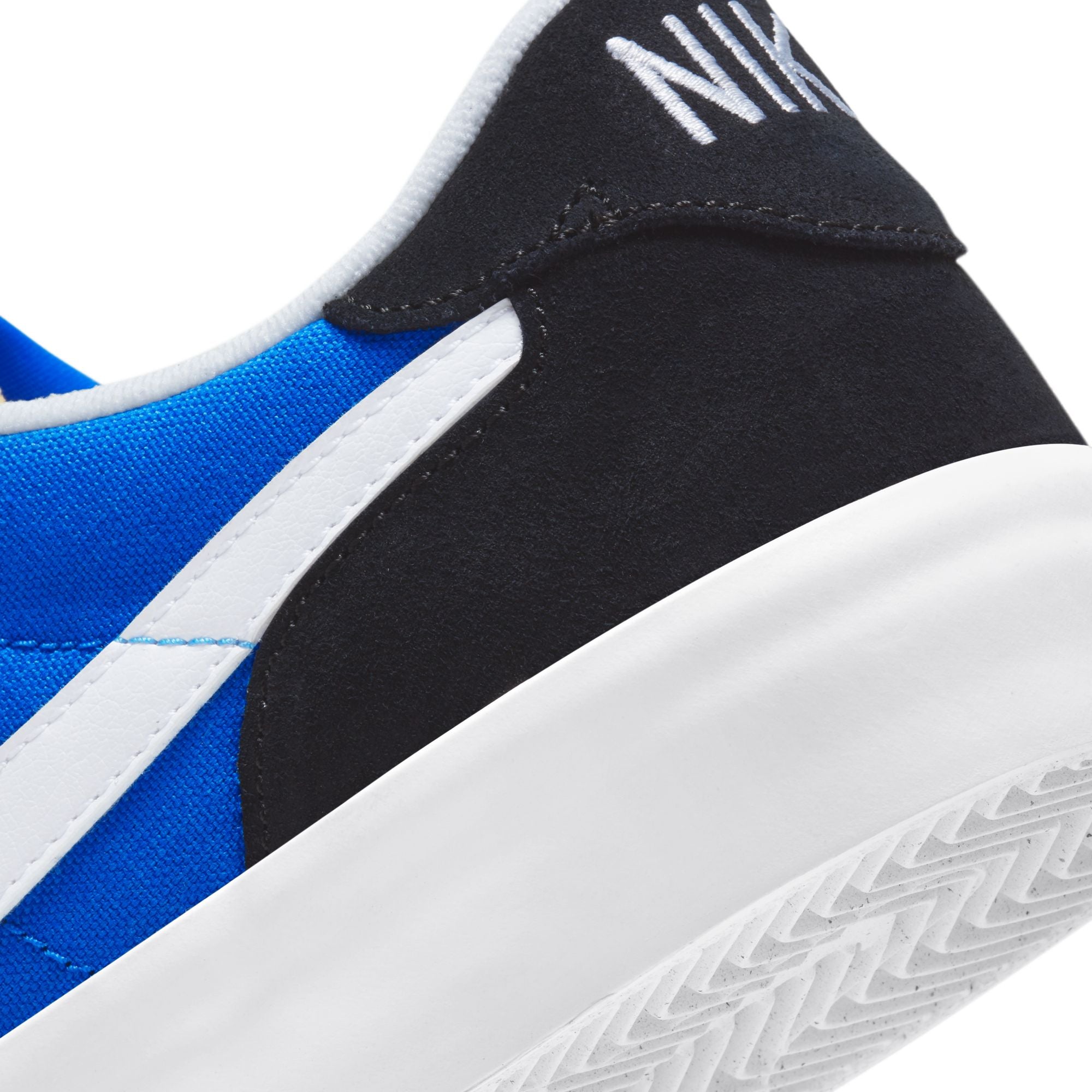 Nike SB Heritage Vulc Shoes - Black/White-Signal Blue-Safety Orange