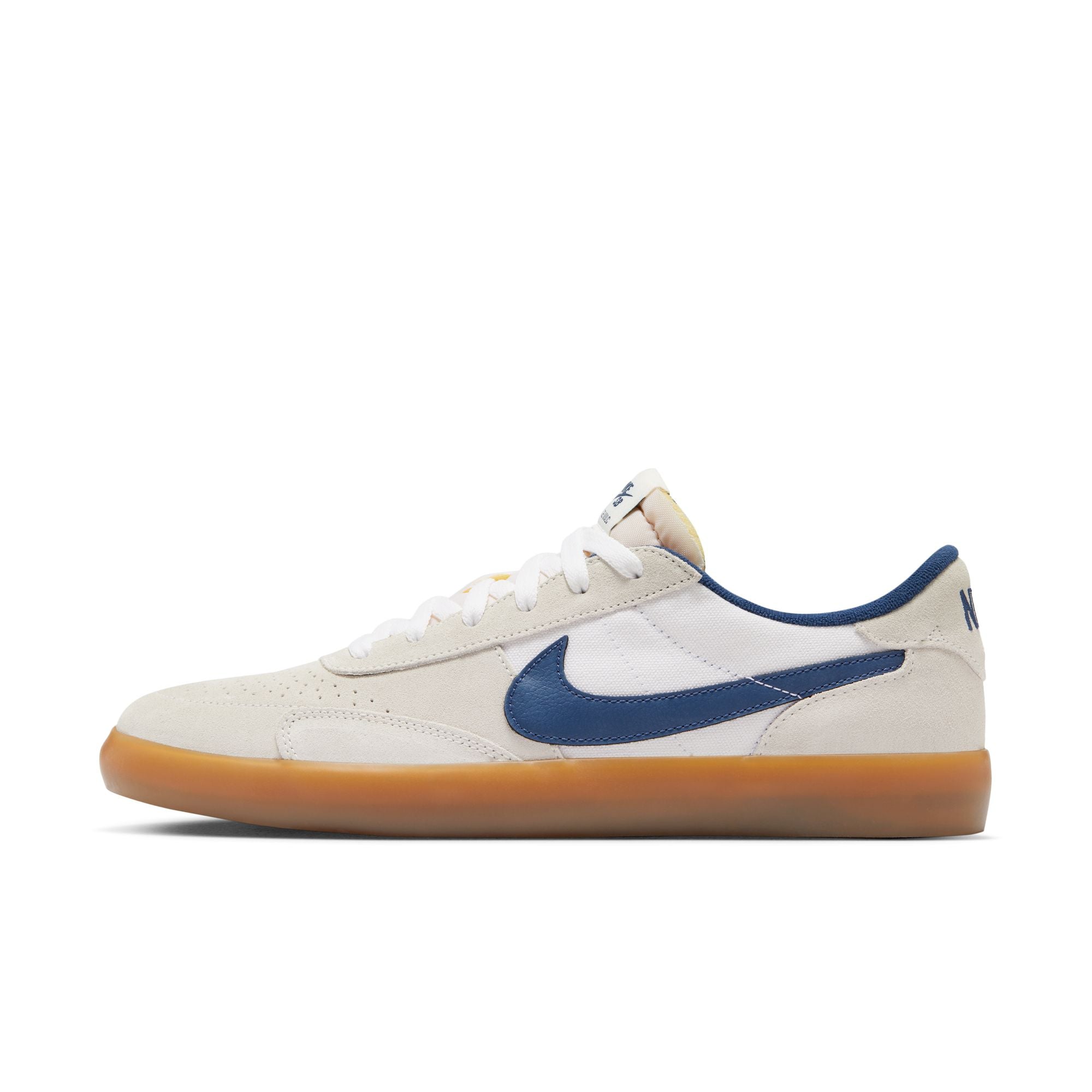 Nike SB Heritage Vulc Shoes - Summit White/Navy-White-Gum/Light Brown