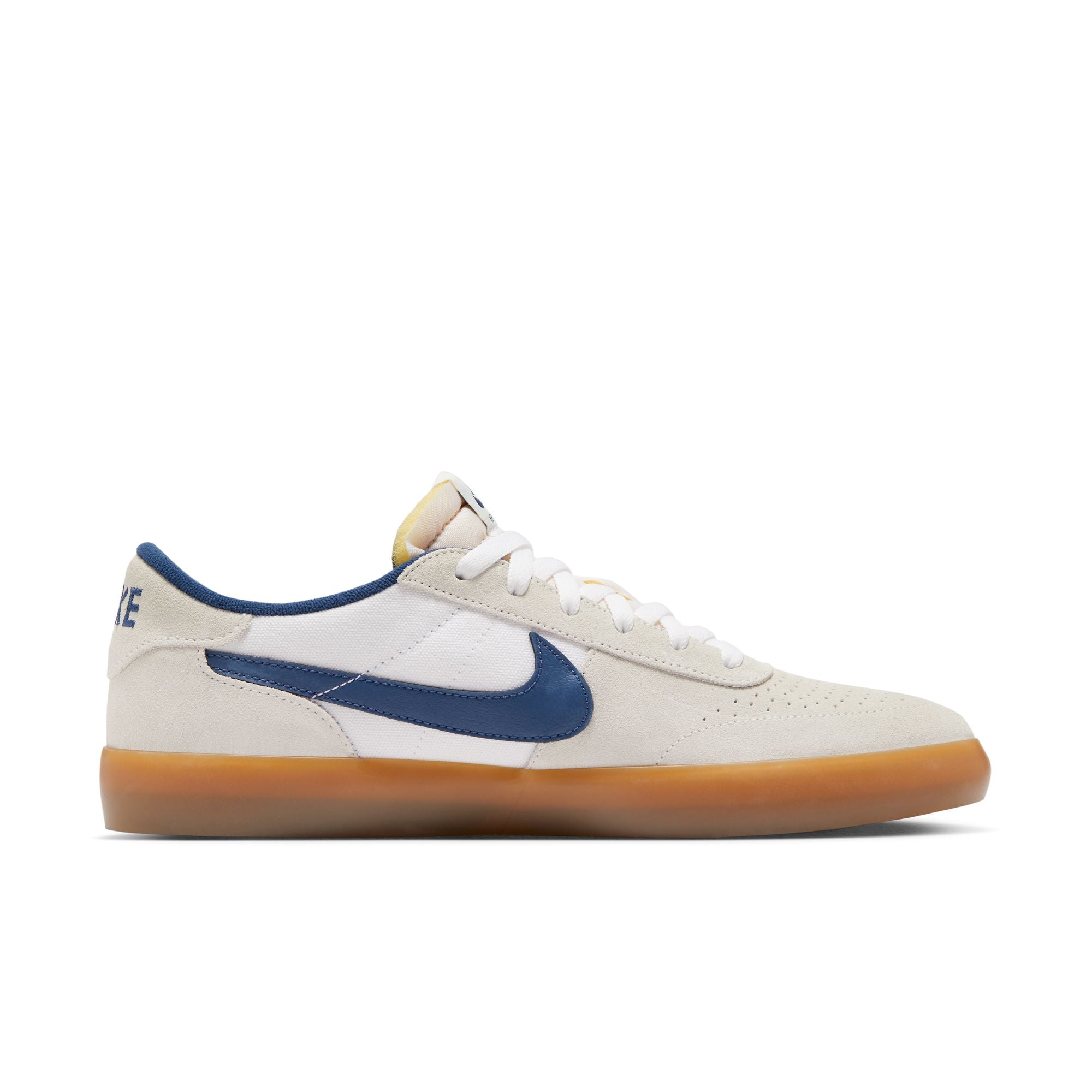 Nike SB Heritage Vulc Shoes - Summit White/Navy-White-Gum/Light Brown