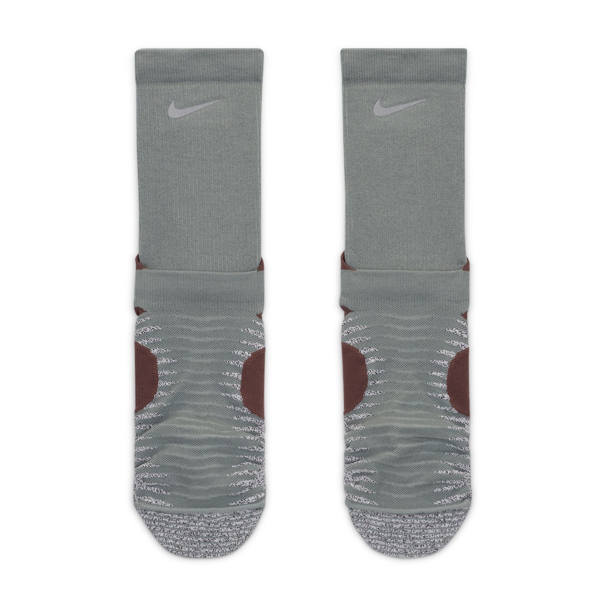 Nike Dri-Fit Socks Single Pair - Mica Green/Pale Ivory/Reflective Silver