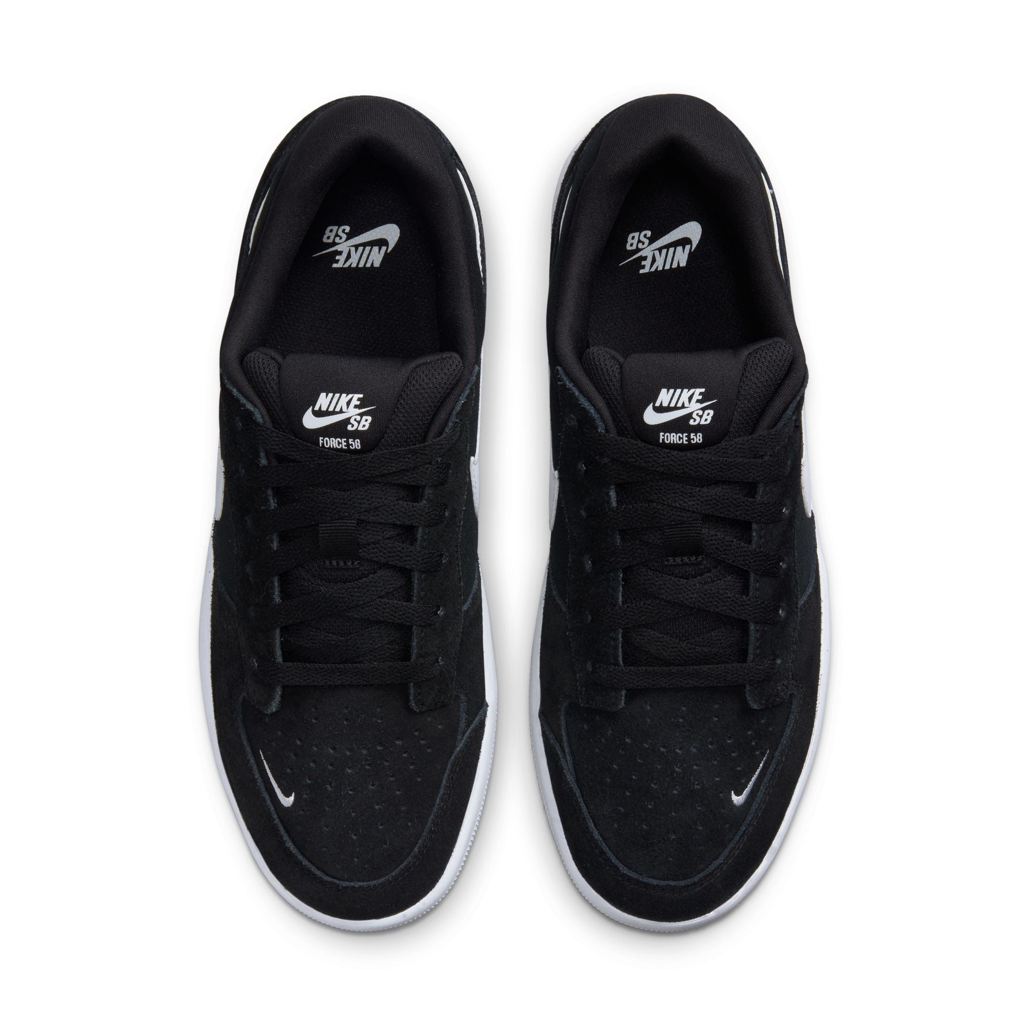 Nike SB Force 58 Shoes - Black/White