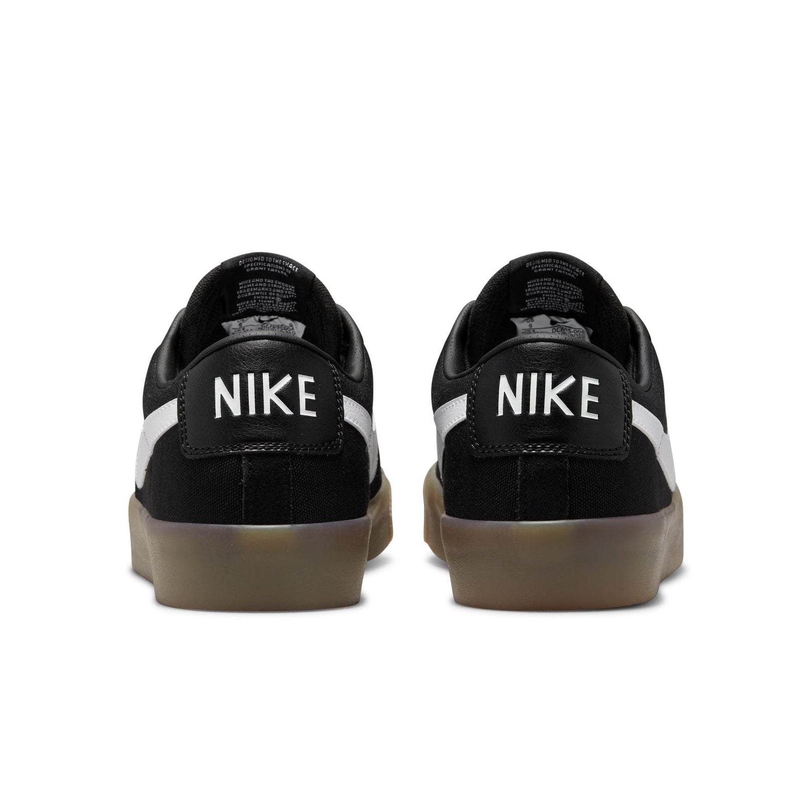 Nike SB Zoom Blazer Low GT Shoes - Black/Black-Gum