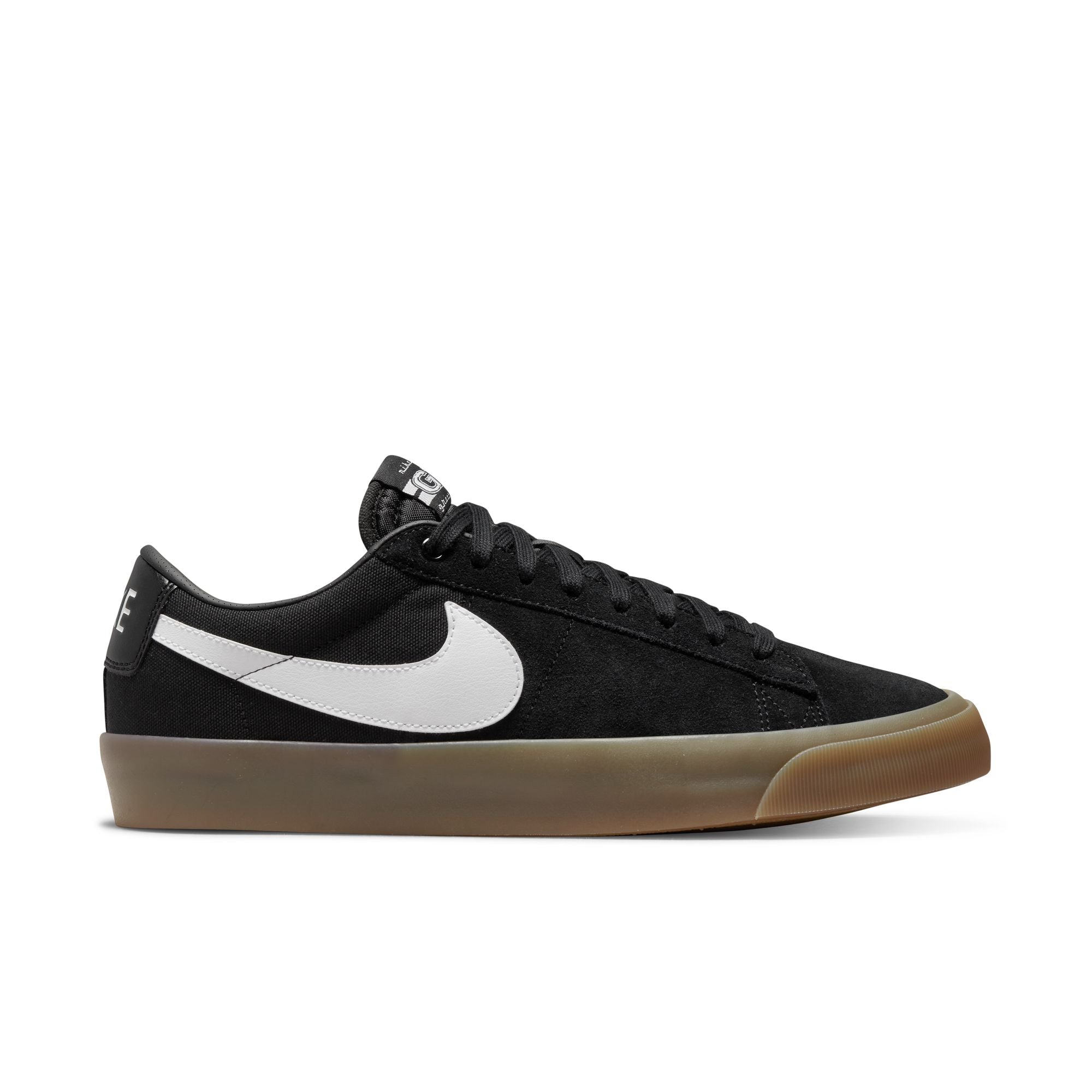 Nike SB Zoom Blazer Low GT Shoes - Black/Black-Gum