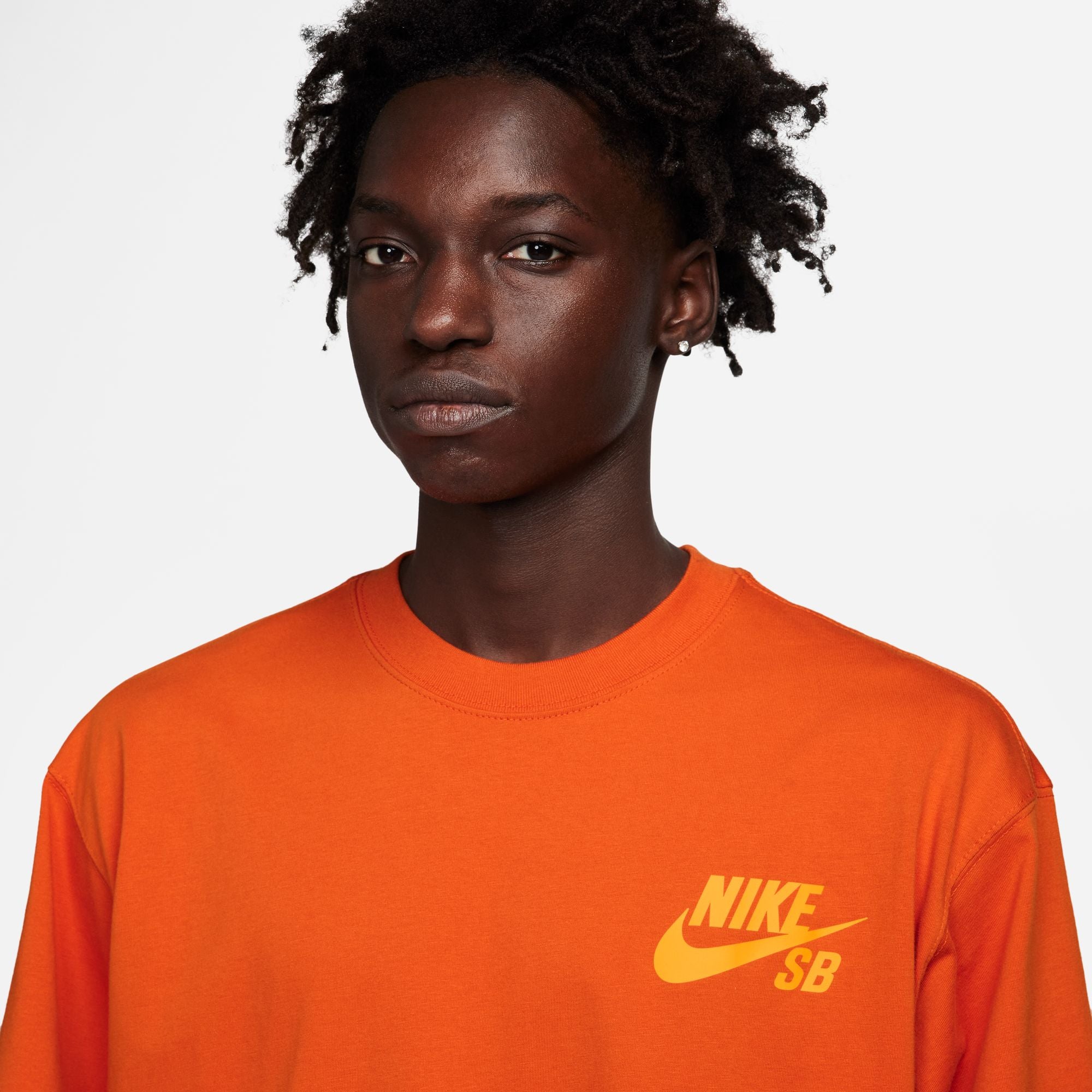 Nike SB Icon Logo T-shirt - Campfire Orange