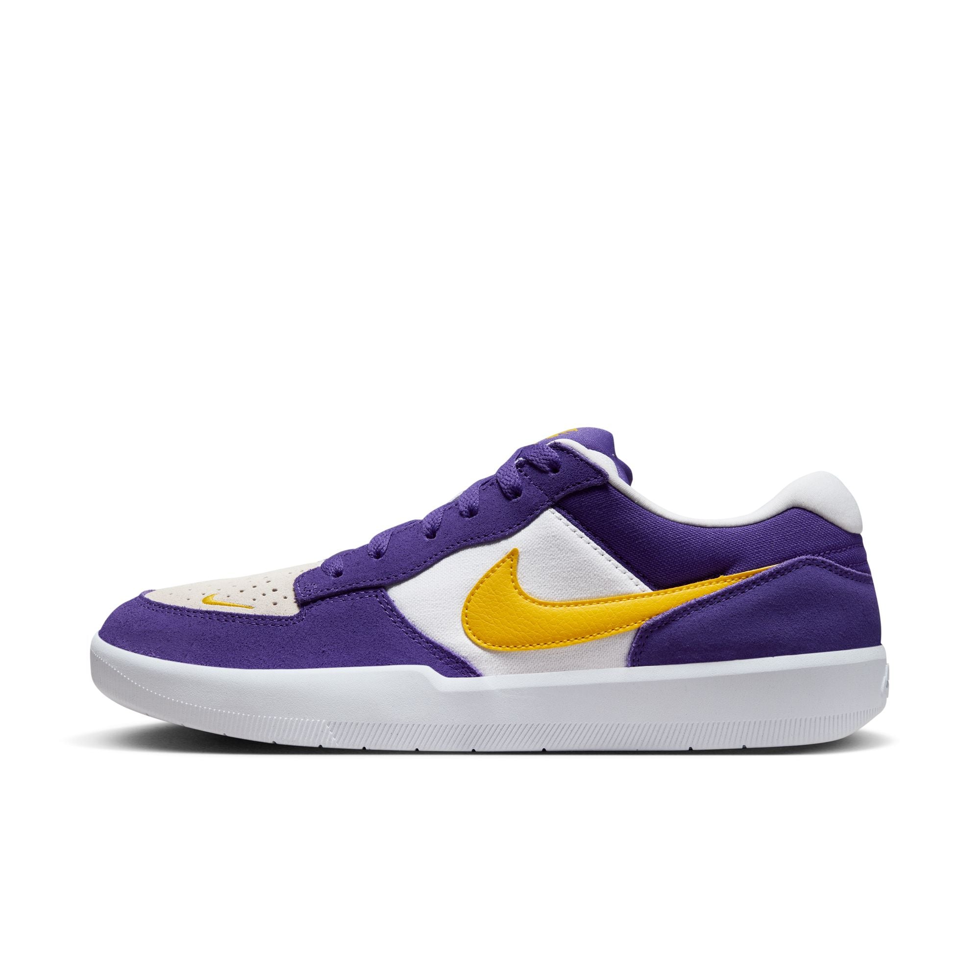 Nike SB Force 58 Premium Shoes - Court Purple/Amarillo-White
