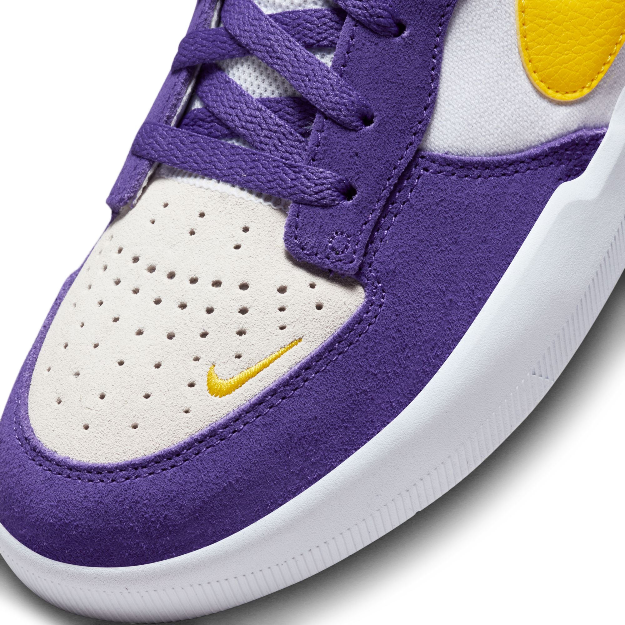 Nike SB Force 58 Premium Shoes - Court Purple/Amarillo-White