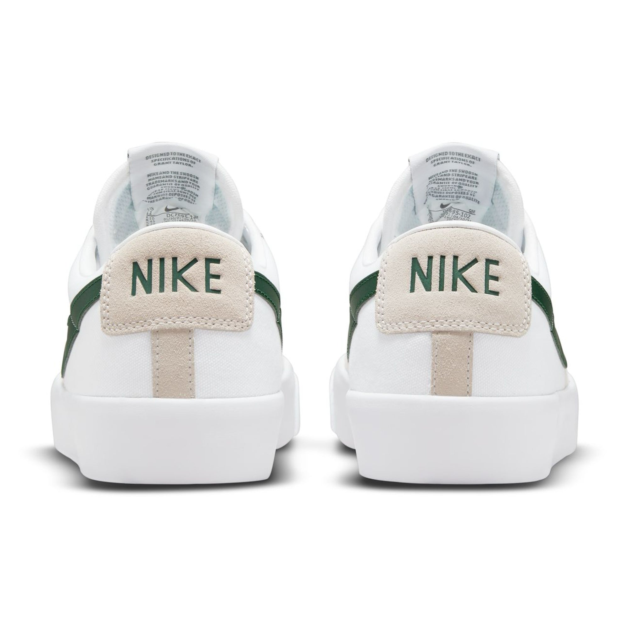 Nike SB Zoom Blazer Low GT Shoes - White/Fir-White-Light Gum