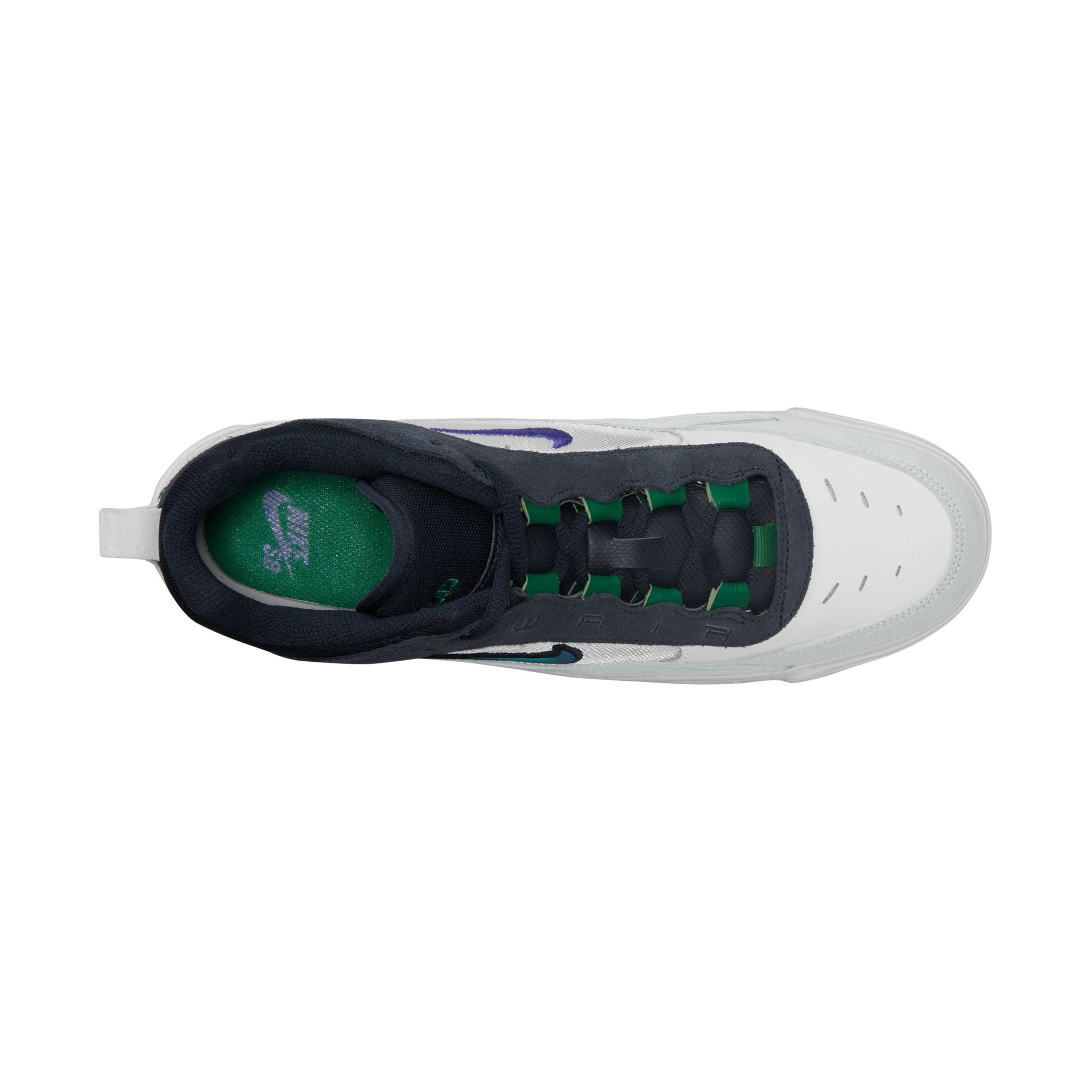 Nike Air Max Ishod Shoe - White/Persian Violet-Obsidian-Pine Green