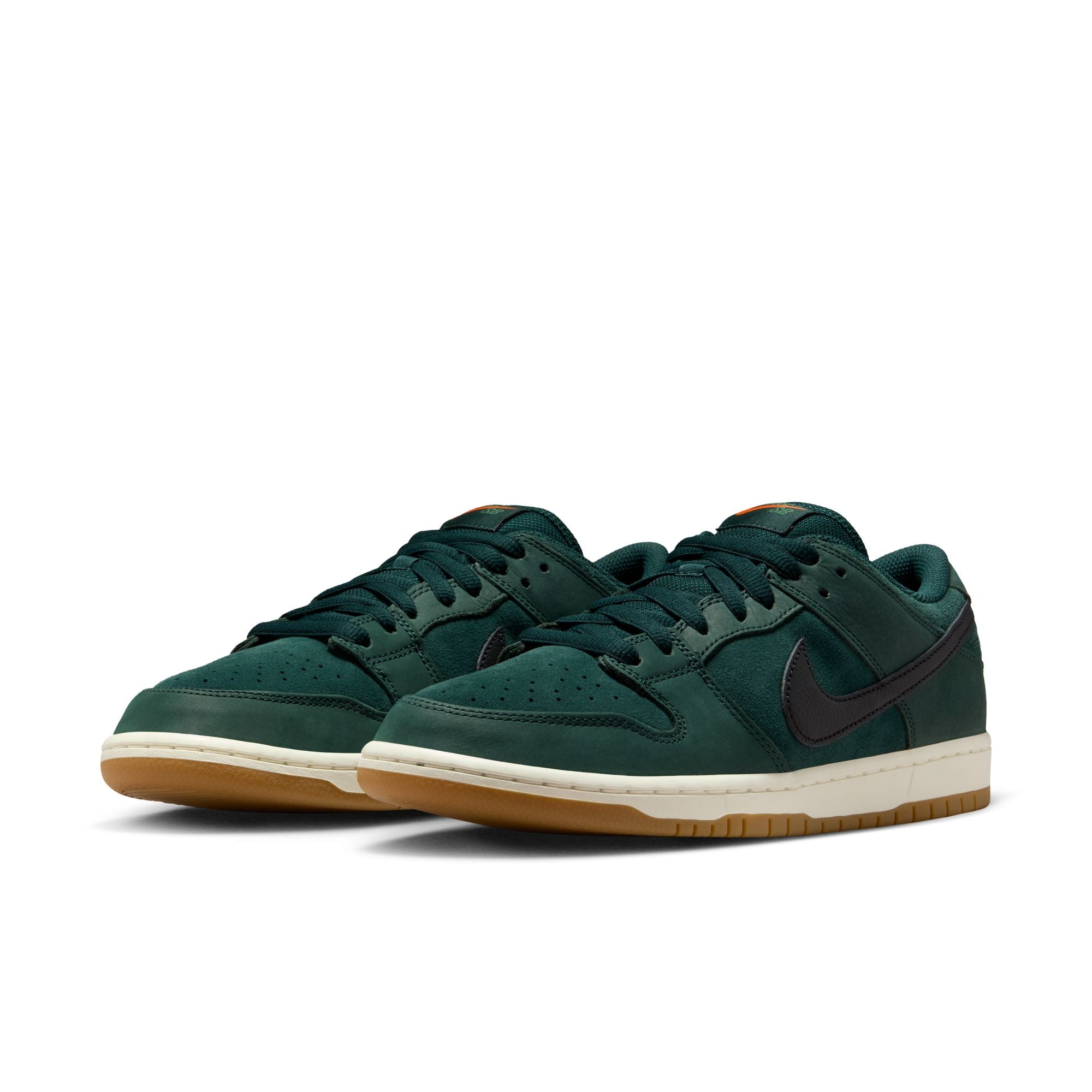 Nike SB Dunk Low Pro ISO Shoes - Deep Fir/Black-Fir-Sail