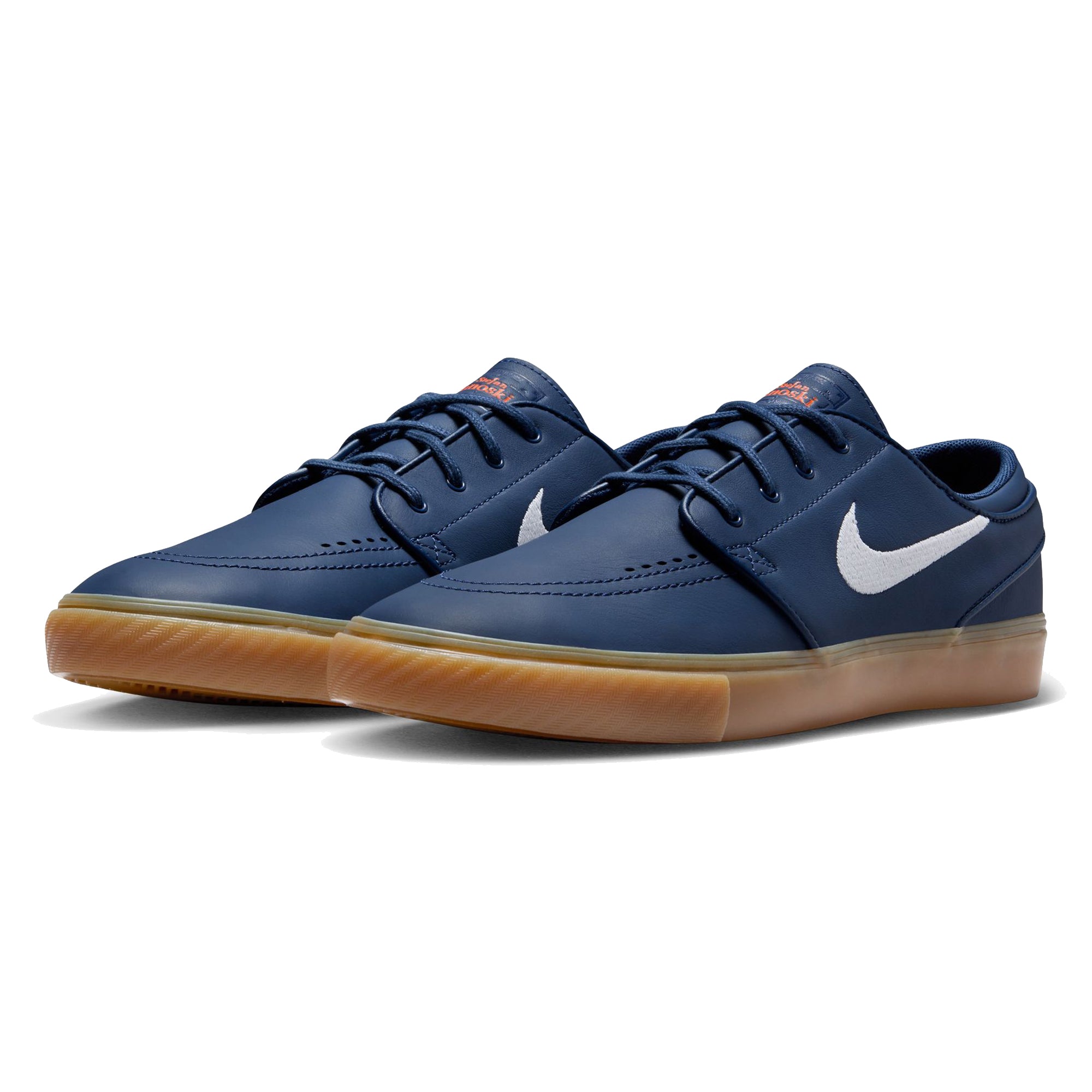 Nike SB ISO Janoski OG+ Shoes - Navy/White-Gum-Light Brown