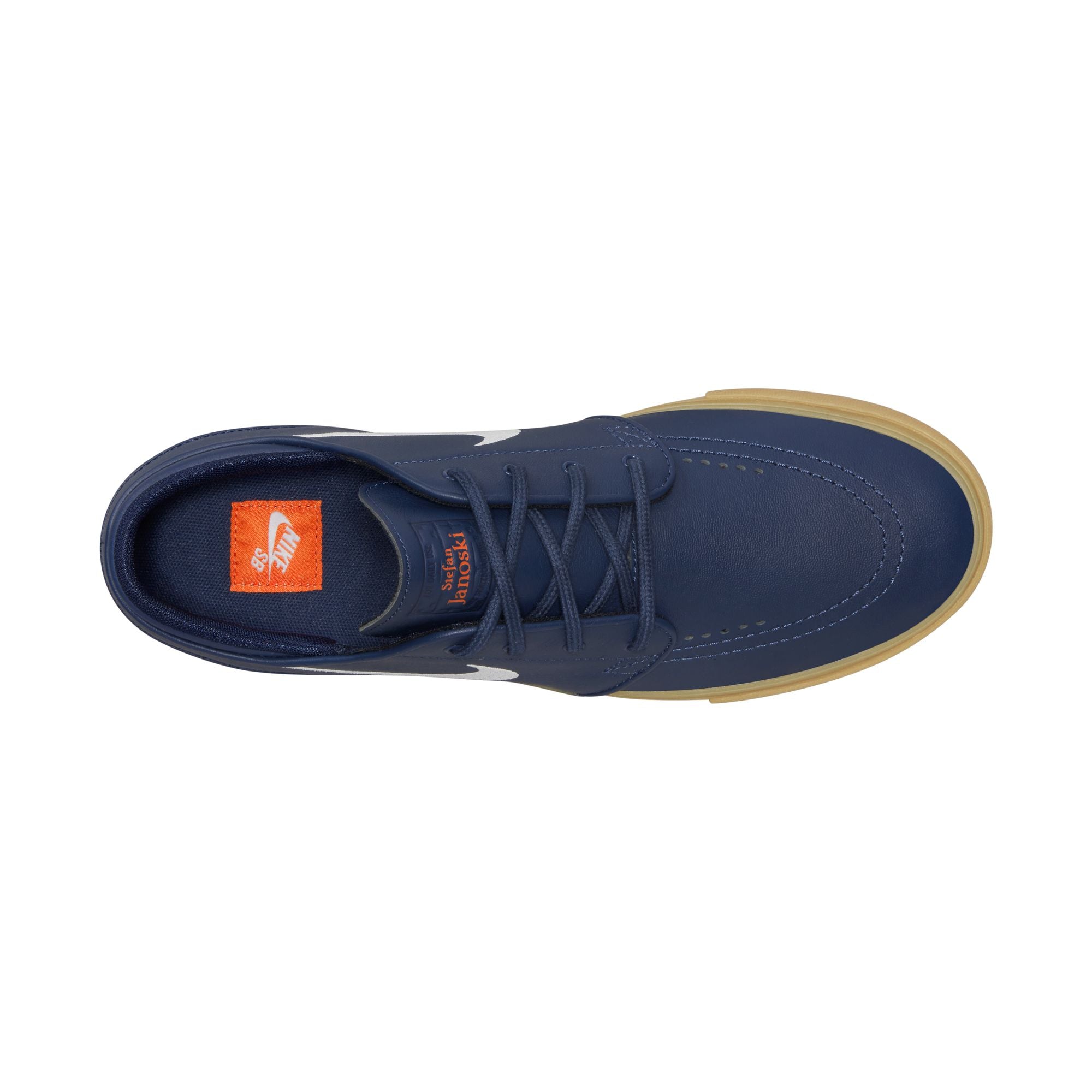 Nike SB ISO Janoski OG+ Shoes - Navy/White-Gum-Light Brown