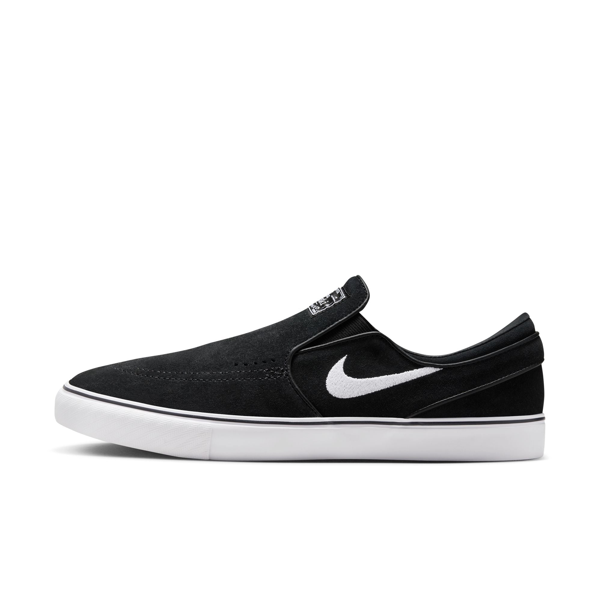 Nike SB Janoski OG+ Slip On Shoes - Black/White-Black