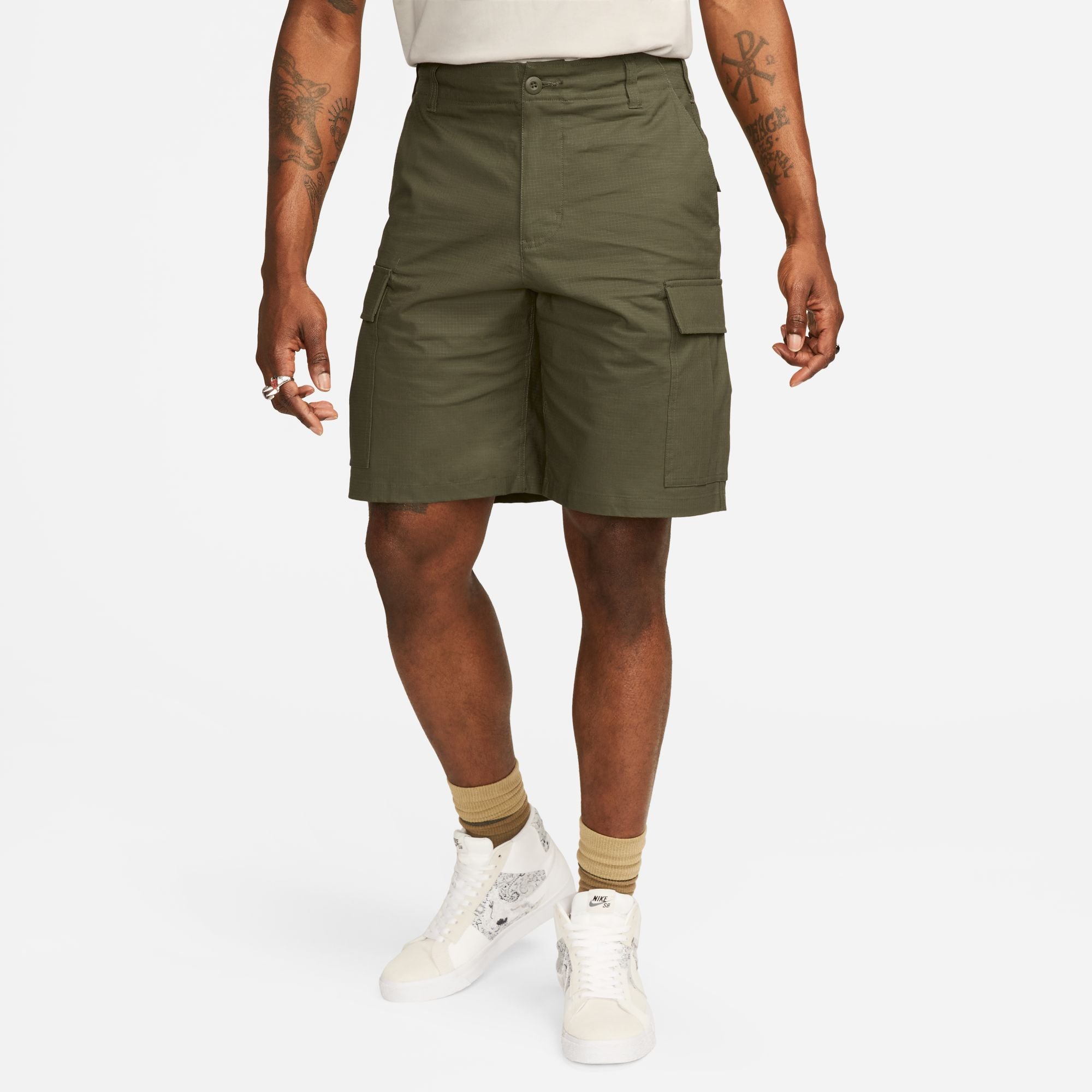 Nike SB Kearny Cargo Shorts - Olive Green