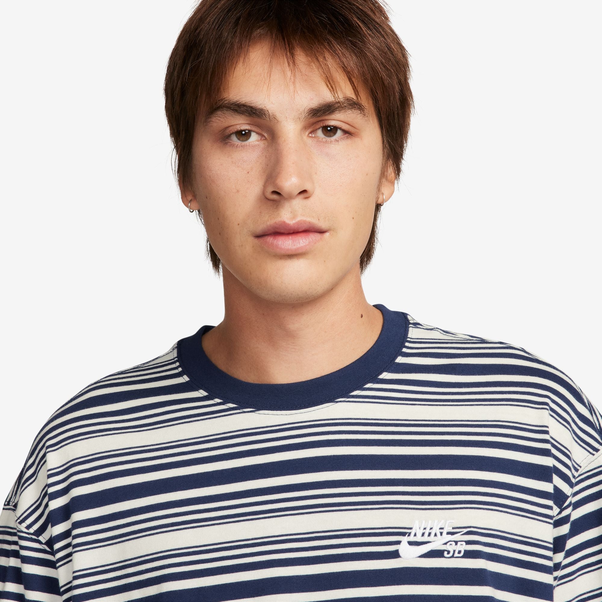 Nike SB Striped T-shirt - Midnight Navy