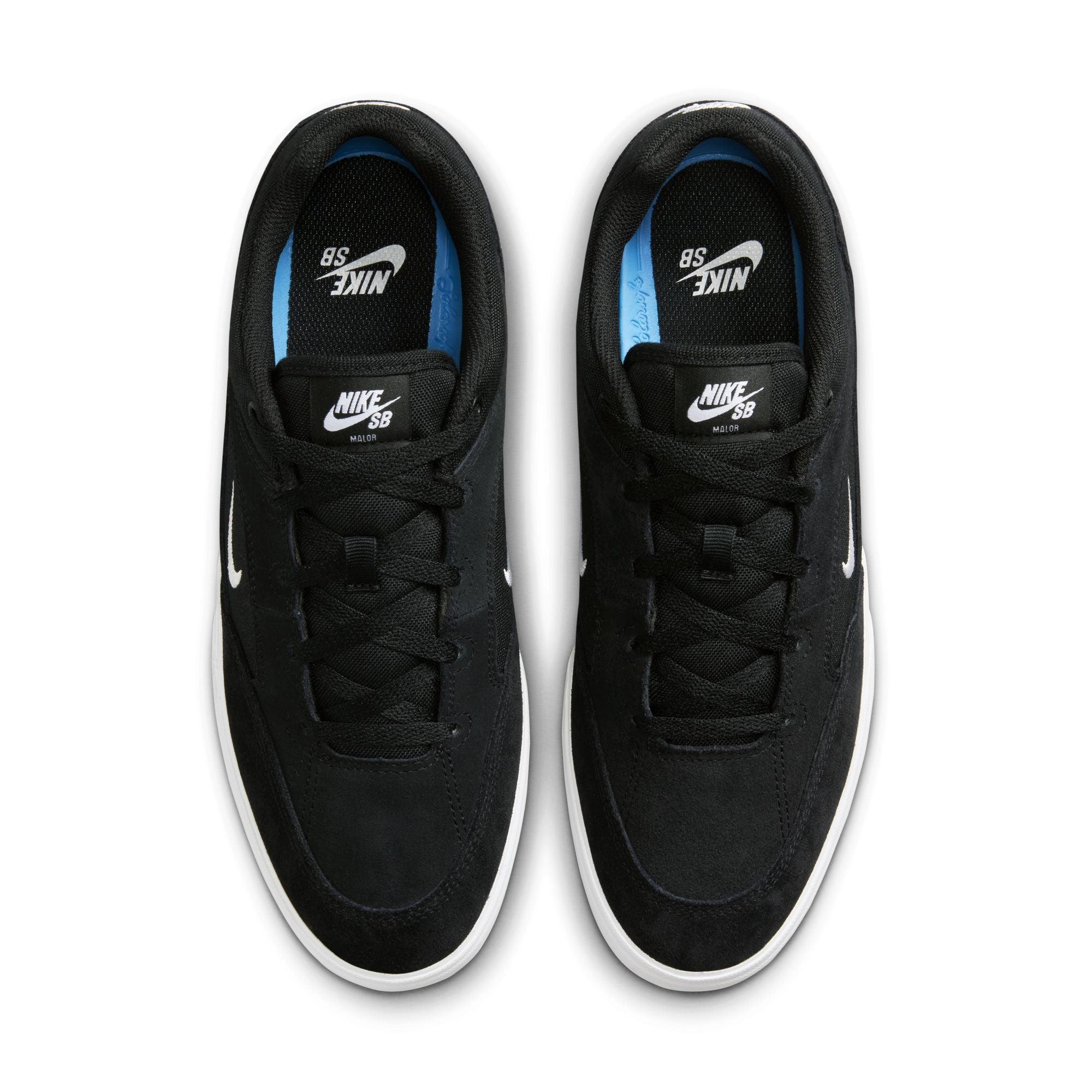 Nike SB Malor Shoes - Black/White-Black