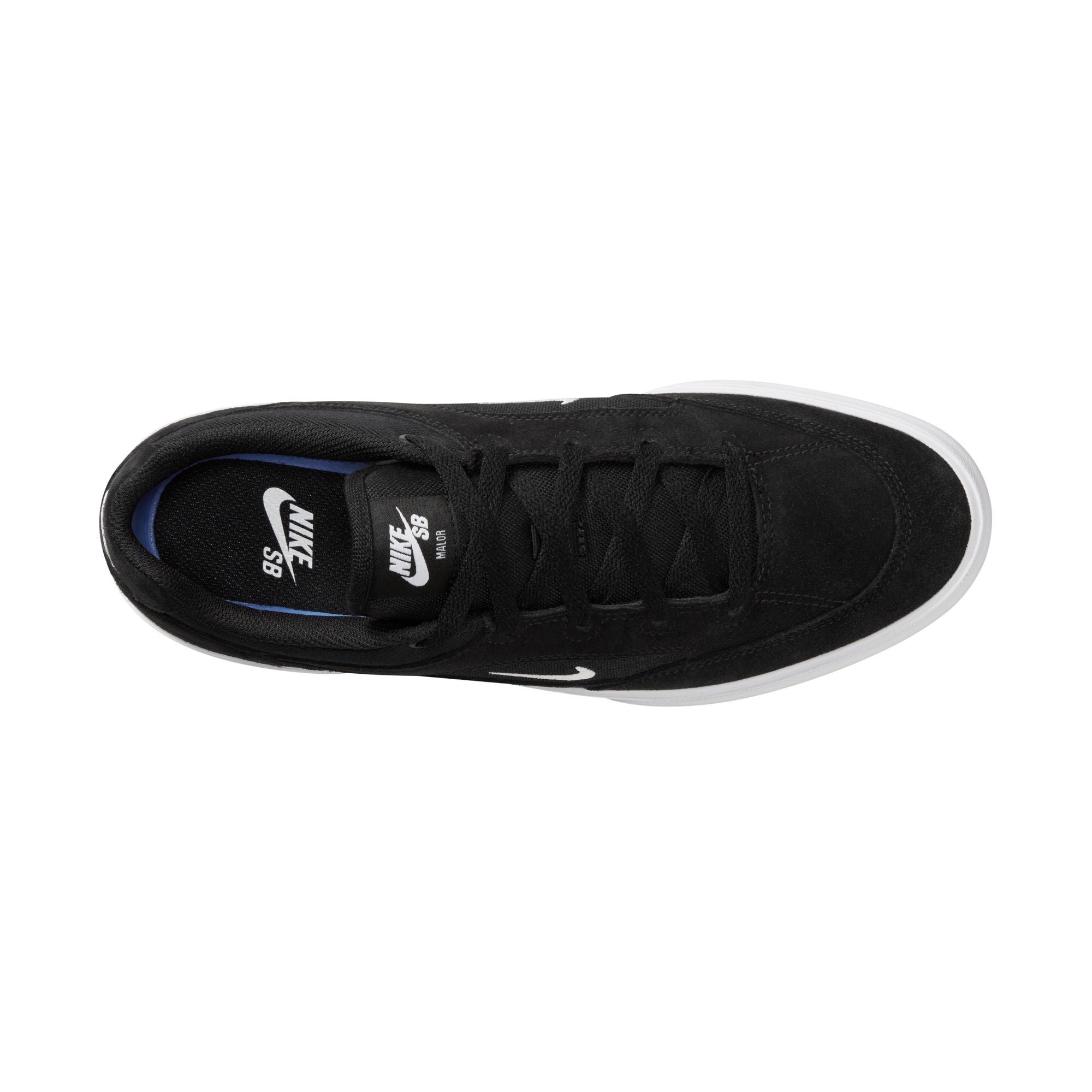 Nike SB Malor Shoes - Black/White-Black
