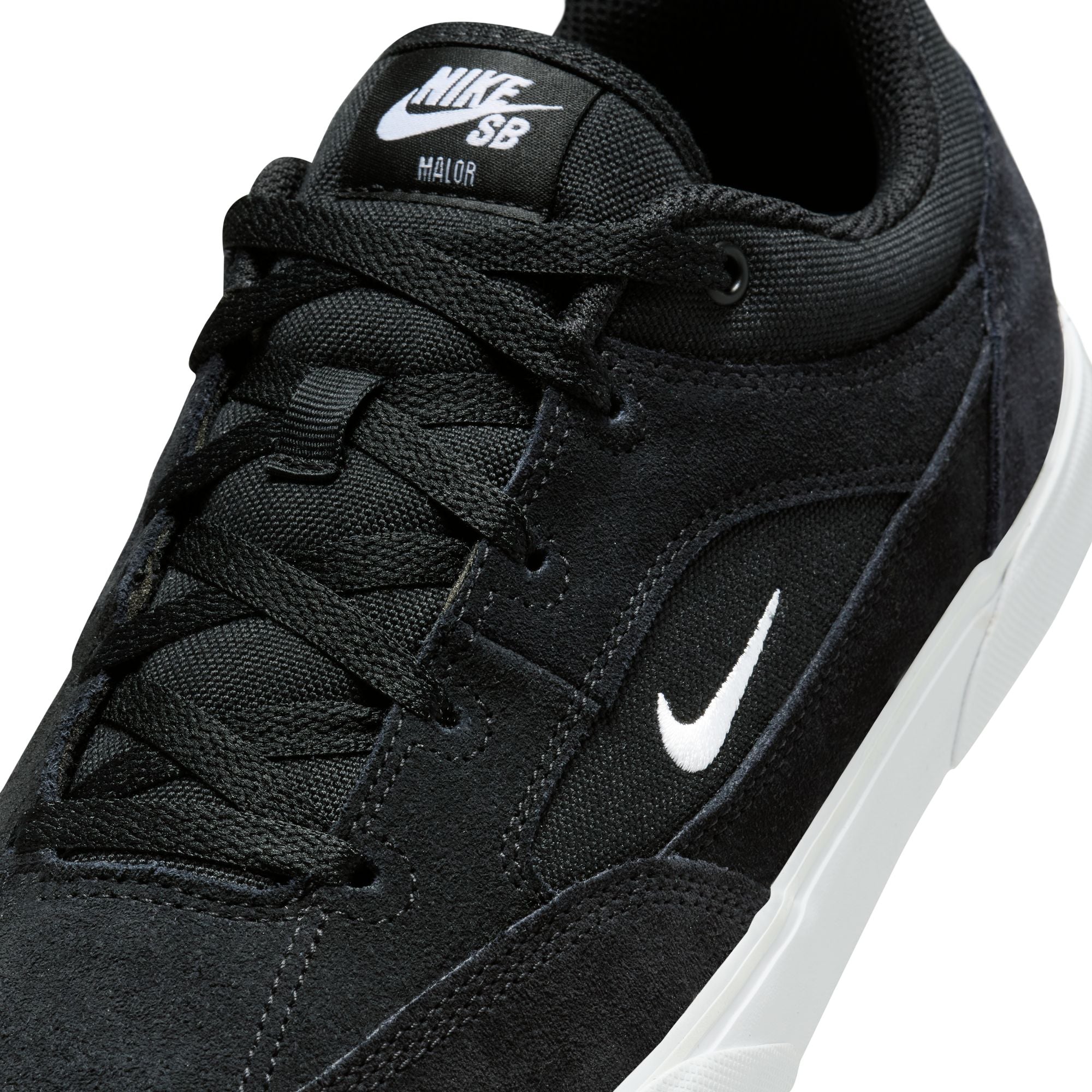 Nike SB Malor Shoes - Black/White-Black