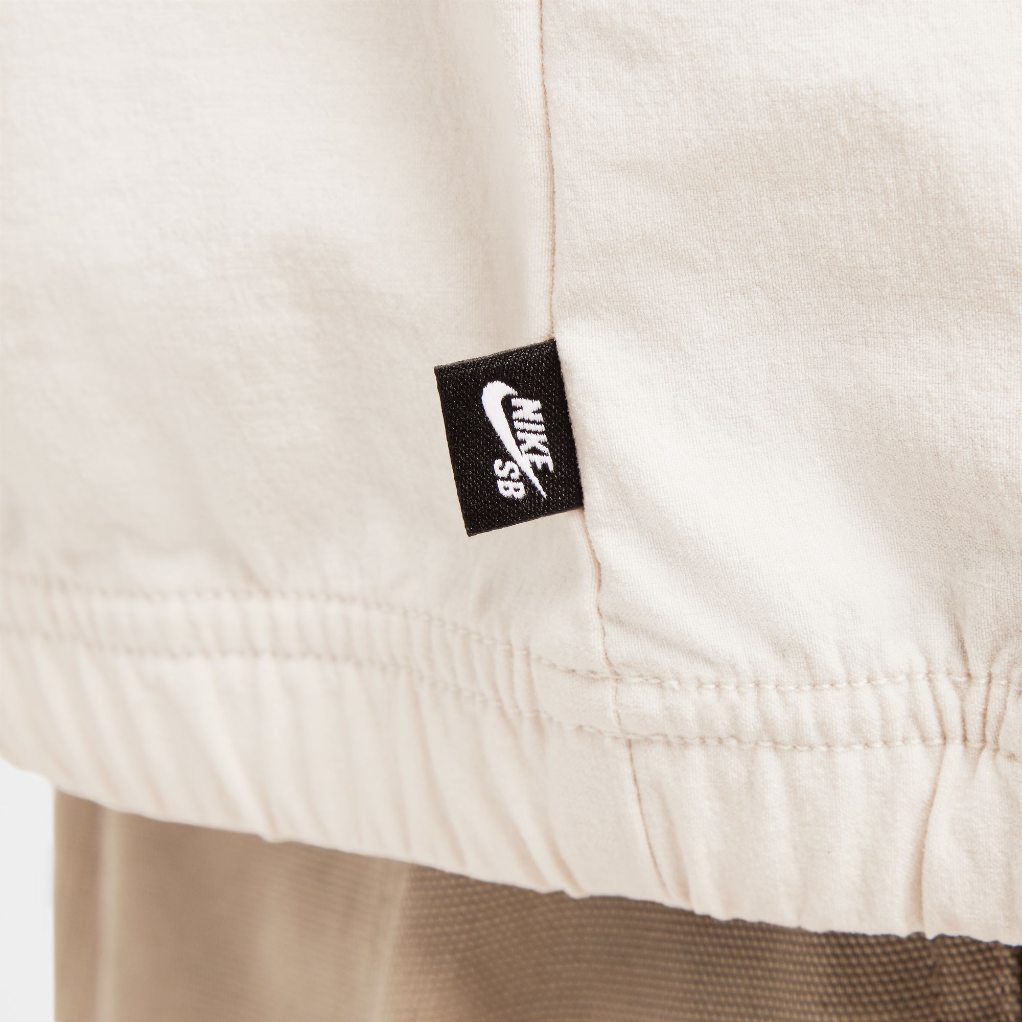 Nike SB Half Zip Pullover Hooded Jacket - Lt Orewood Brown/Khaki
