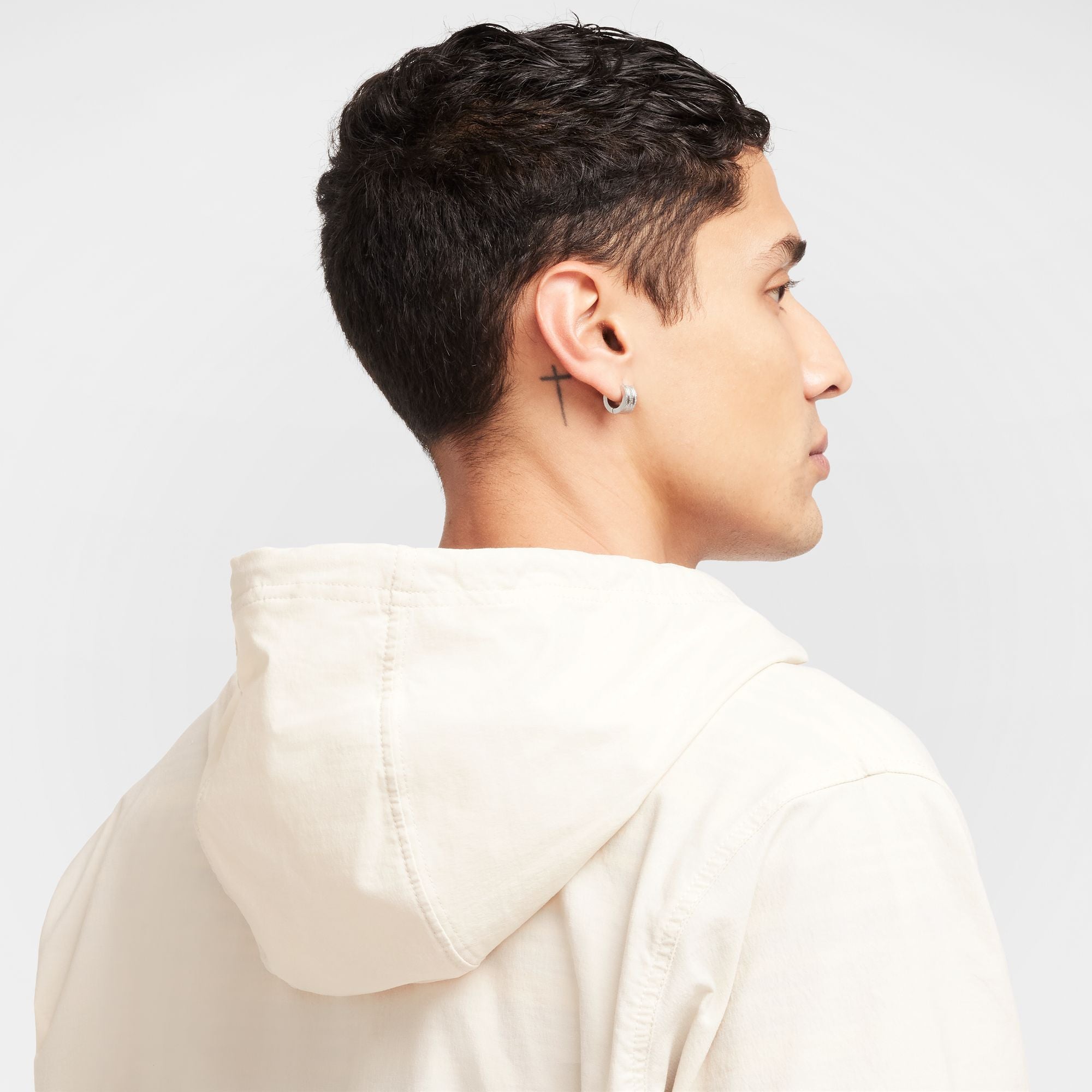 Nike SB Half Zip Pullover Hooded Jacket - Lt Orewood Brown/Khaki