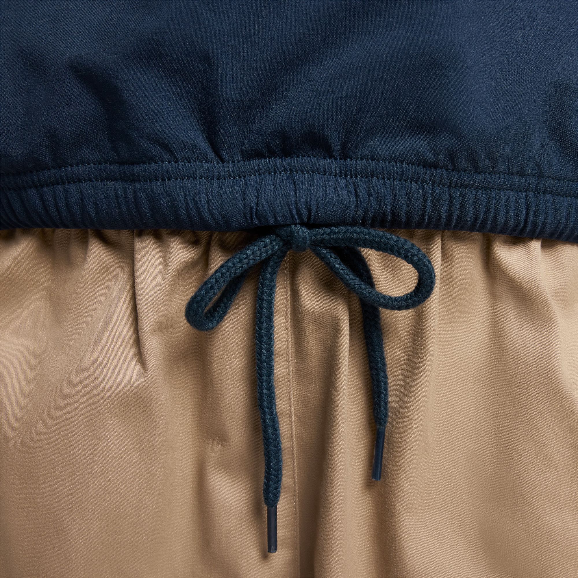 Nike SB Half Zip Pullover Hooded Jacket - Army Navy/Denim Turquoise