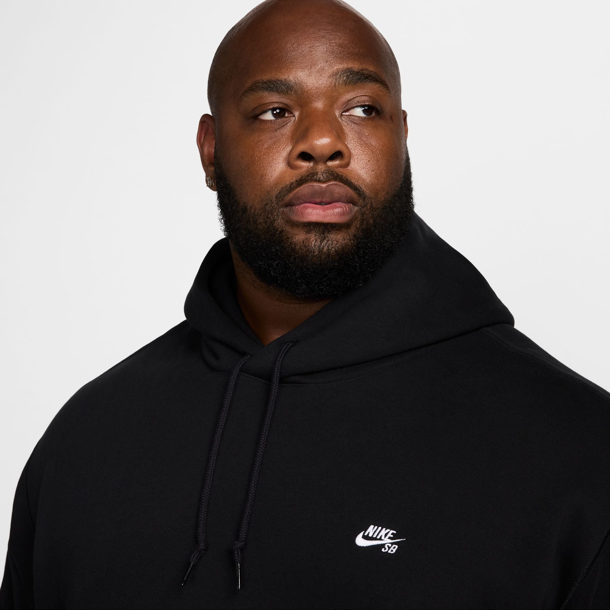 Nike SB Essential Hooded Sweatshirt - Black/White