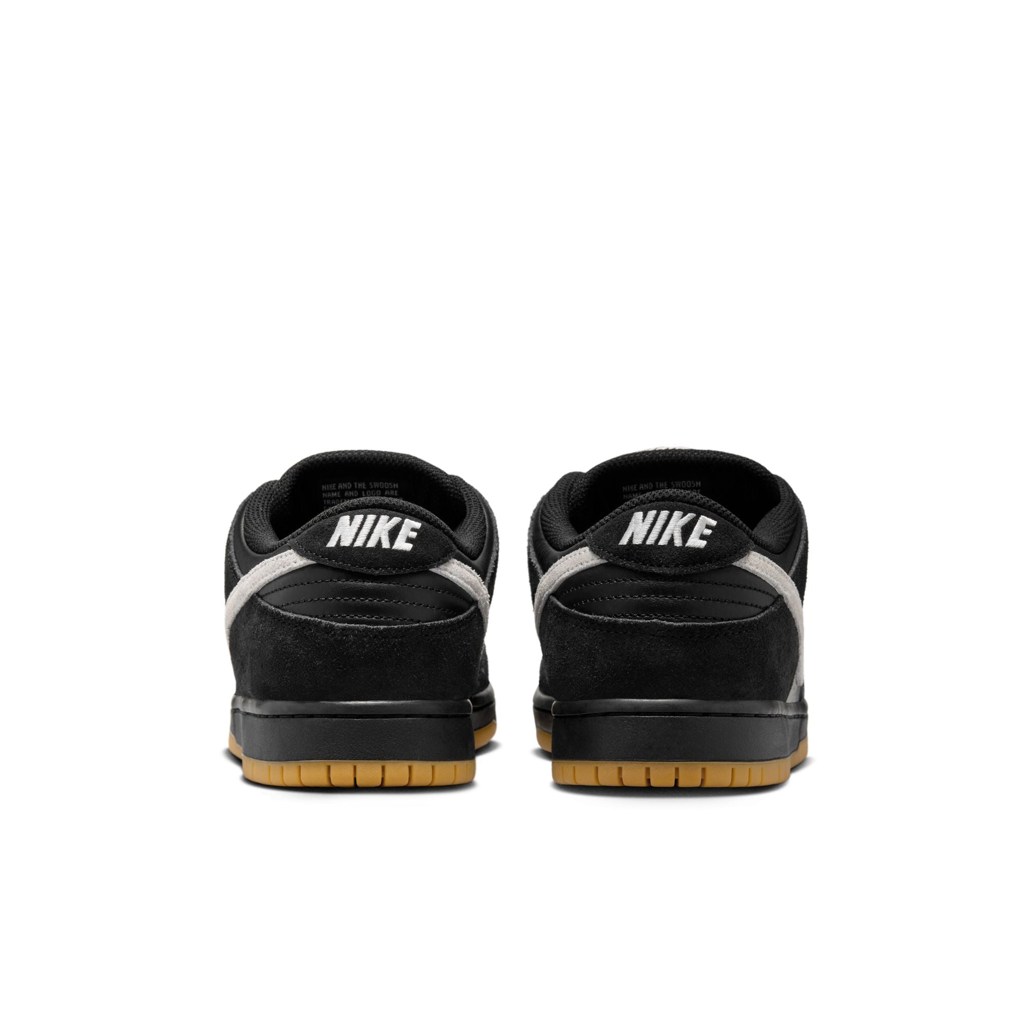 Nike SB Dunk Low Pro Shoes - Black/White-Black-Gum Light Brown