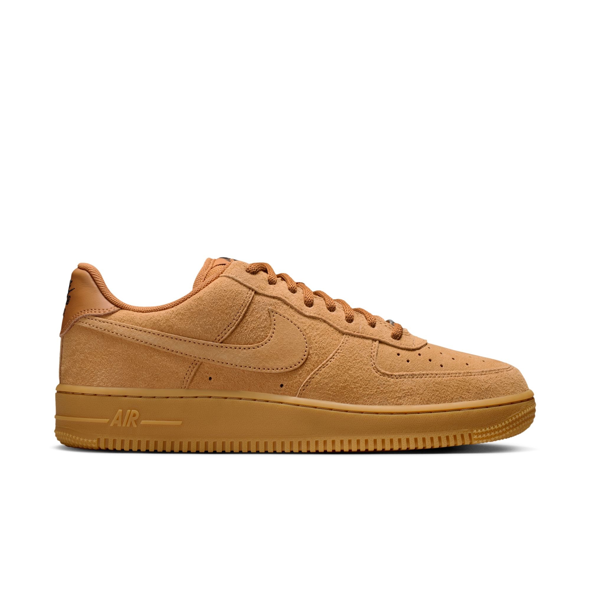 Nike SB Air Force 1 Shoes - Flax/Black-Light Gum/Brown