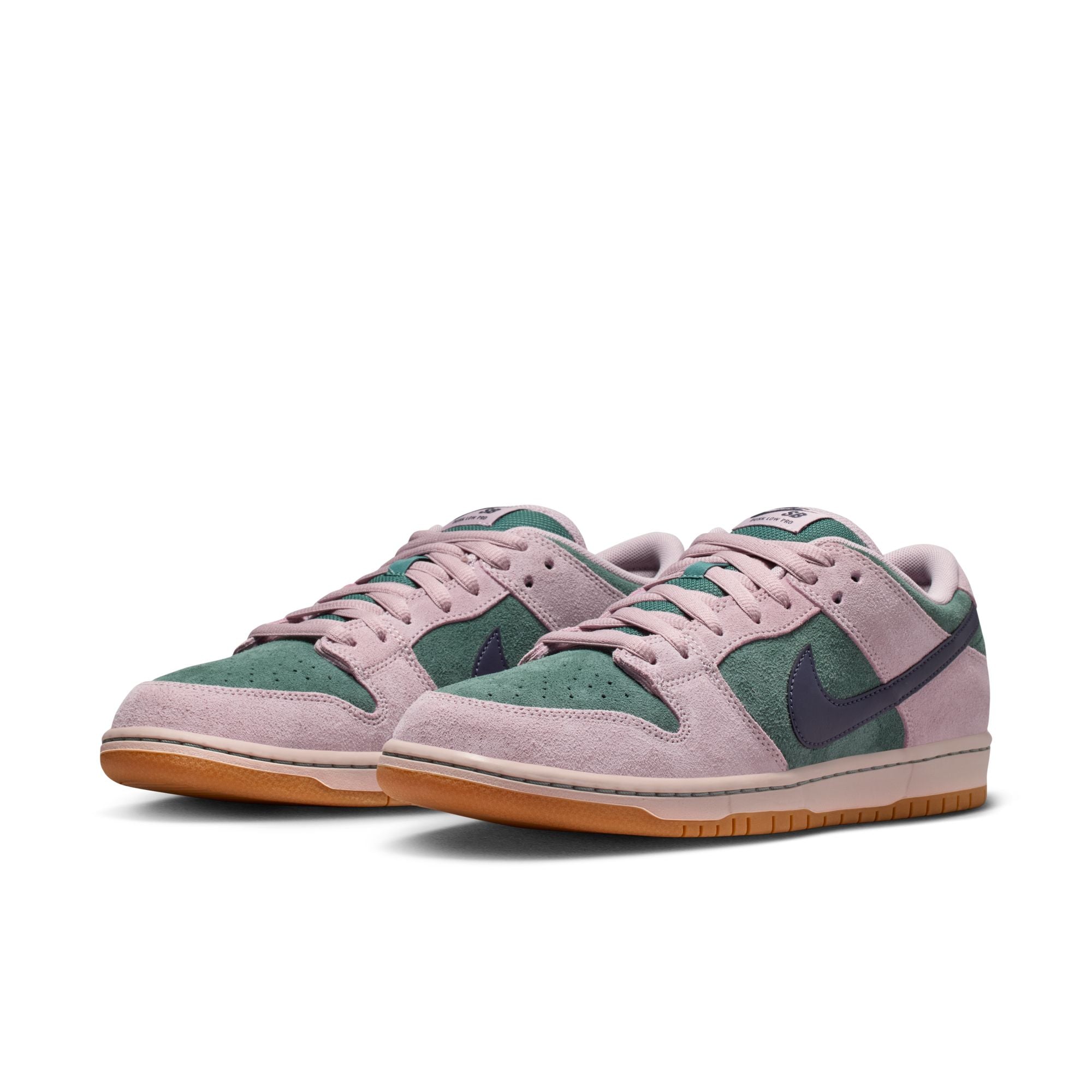 Nike SB Dunk Low Pro Shoes - Mineral Slate/Dark Raisin-Particle Rose
