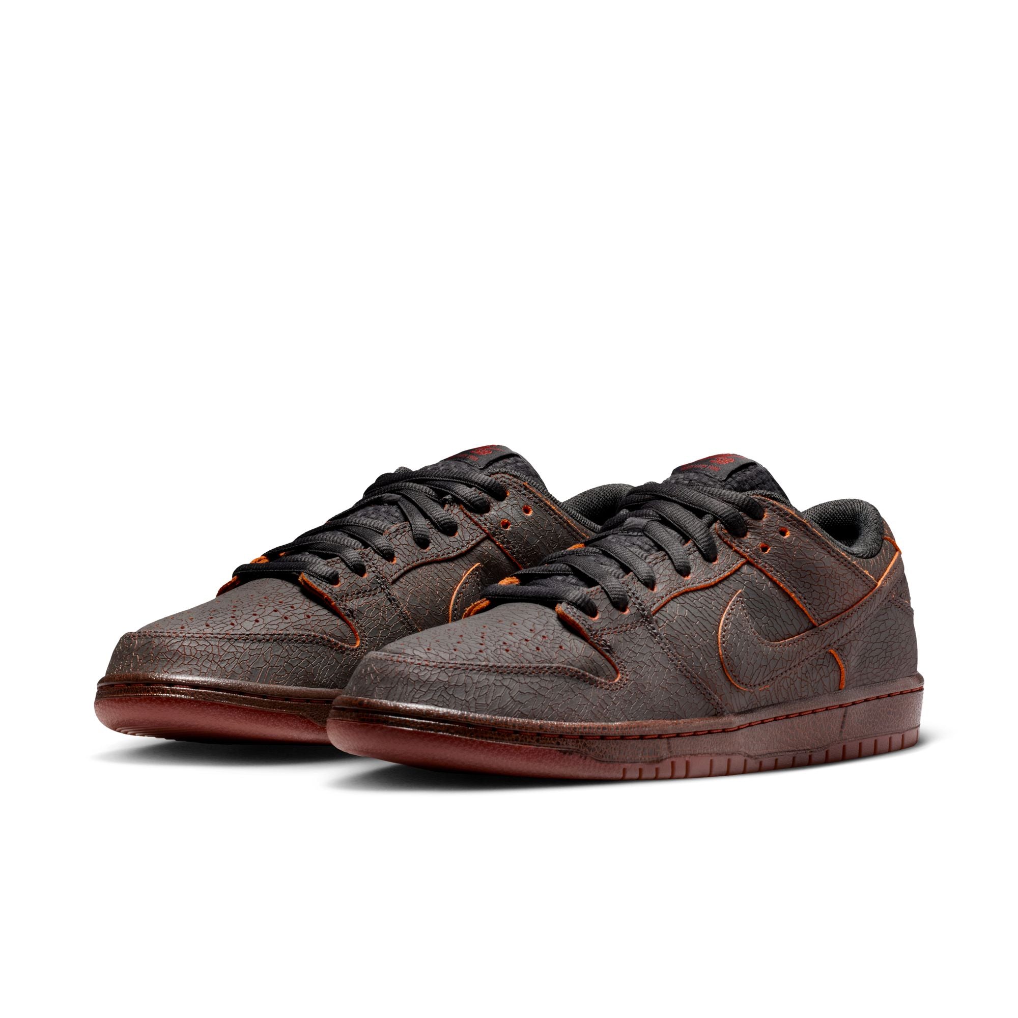 Nike SB Dunk Low Pro "Krampus" Shoes - Dark Smoke Grey/Campfire-Orange-Black