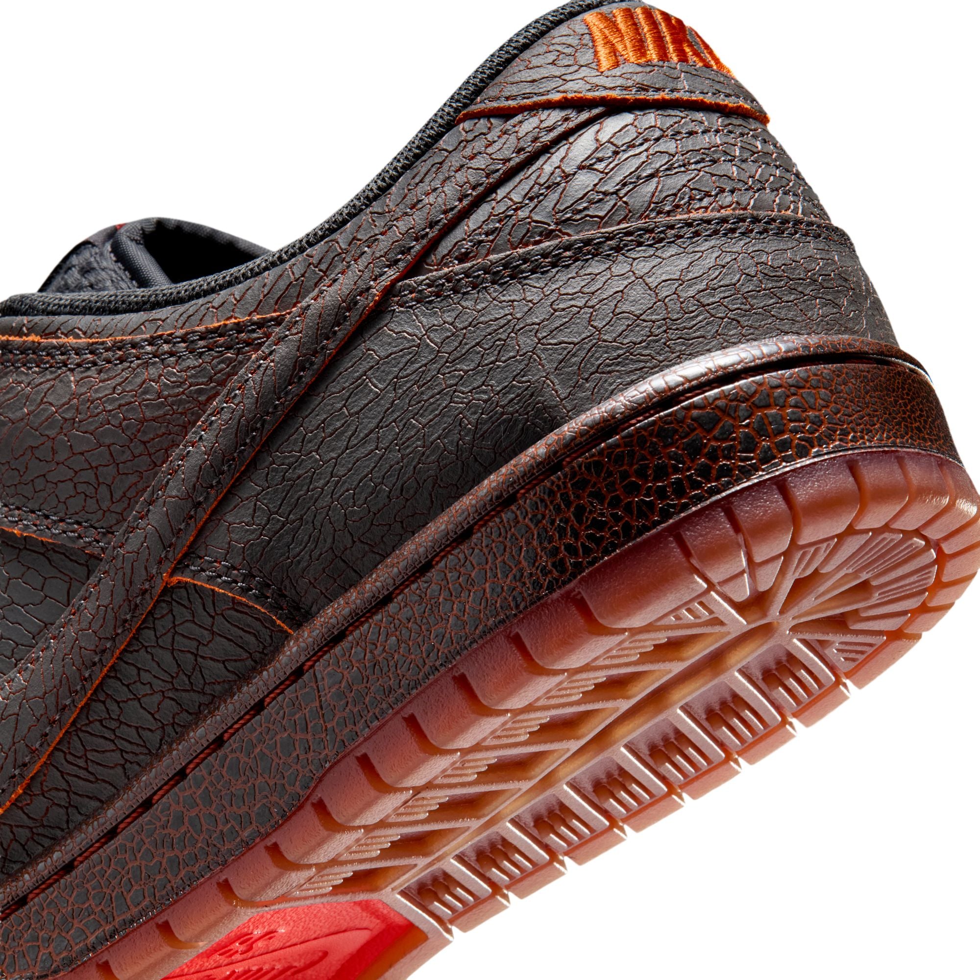 Nike SB Dunk Low Pro "Krampus" Shoes - Dark Smoke Grey/Campfire-Orange-Black