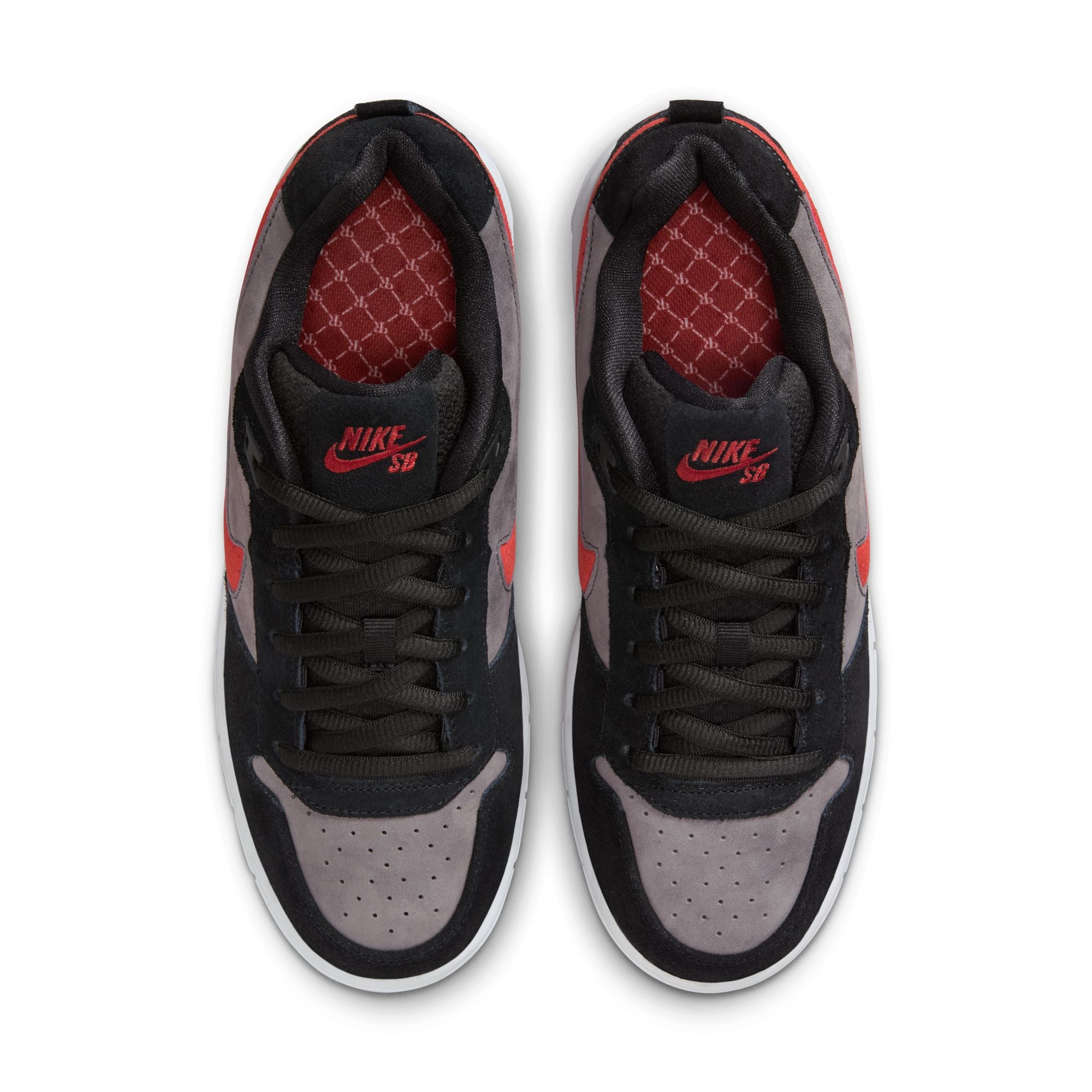 Nike SB P-Rod 1 Paul Rodriguez Shoes - Black/Varsity Red-Flint Grey-Black