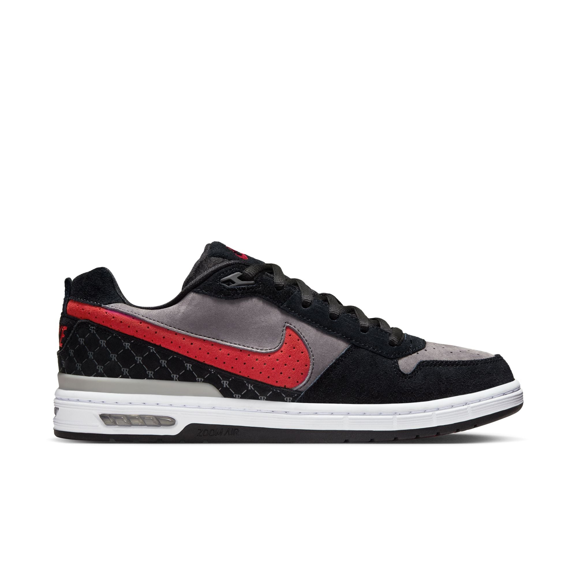 Nike SB P-Rod 1 Paul Rodriguez Shoes - Black/Varsity Red-Flint Grey-Black