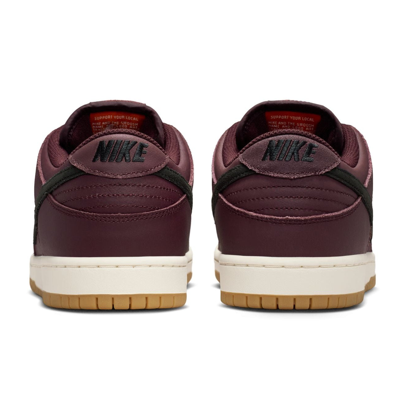 Nike SB Dunk Low Pro ISO Shoes - Burgundy Crush/Black-Mystic