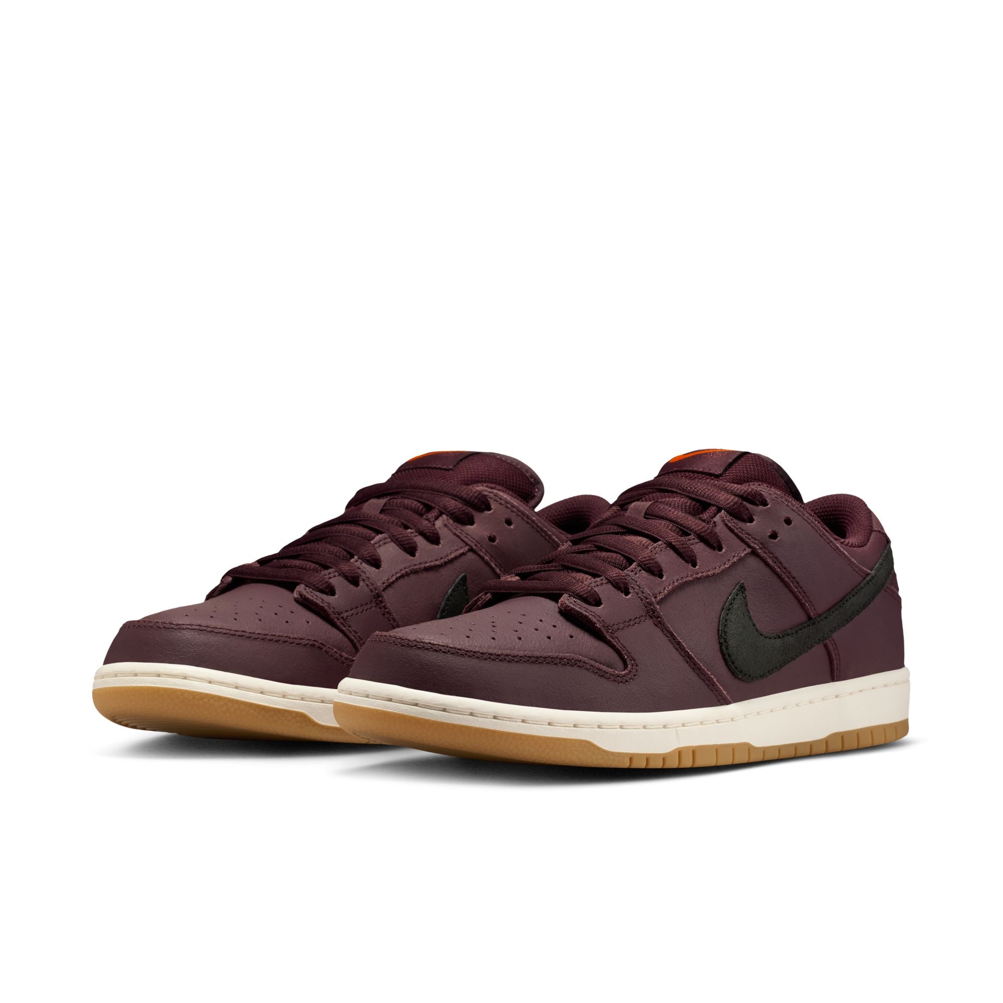 Nike SB Dunk Low Pro ISO Shoes - Burgundy Crush/Black-Mystic
