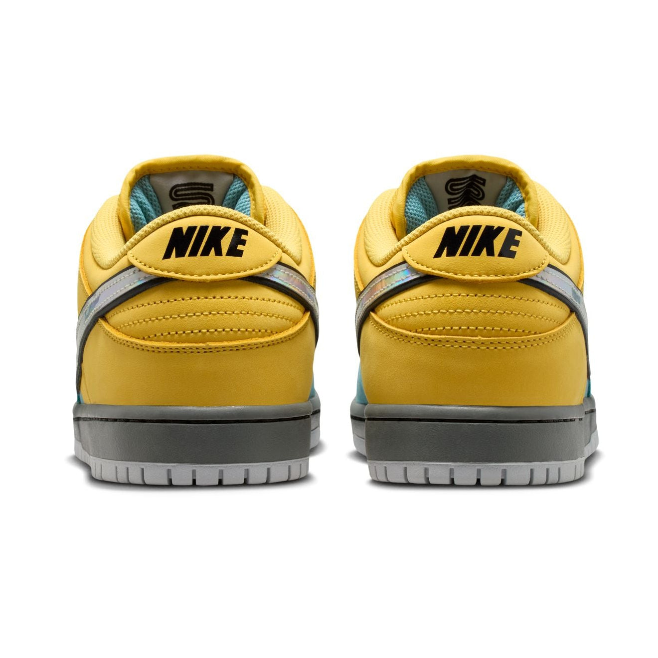 Nike SB Muni Fast Pass Dunk Low Pro Shoes - Lightning/Wolf Grey-Denim Turquoise