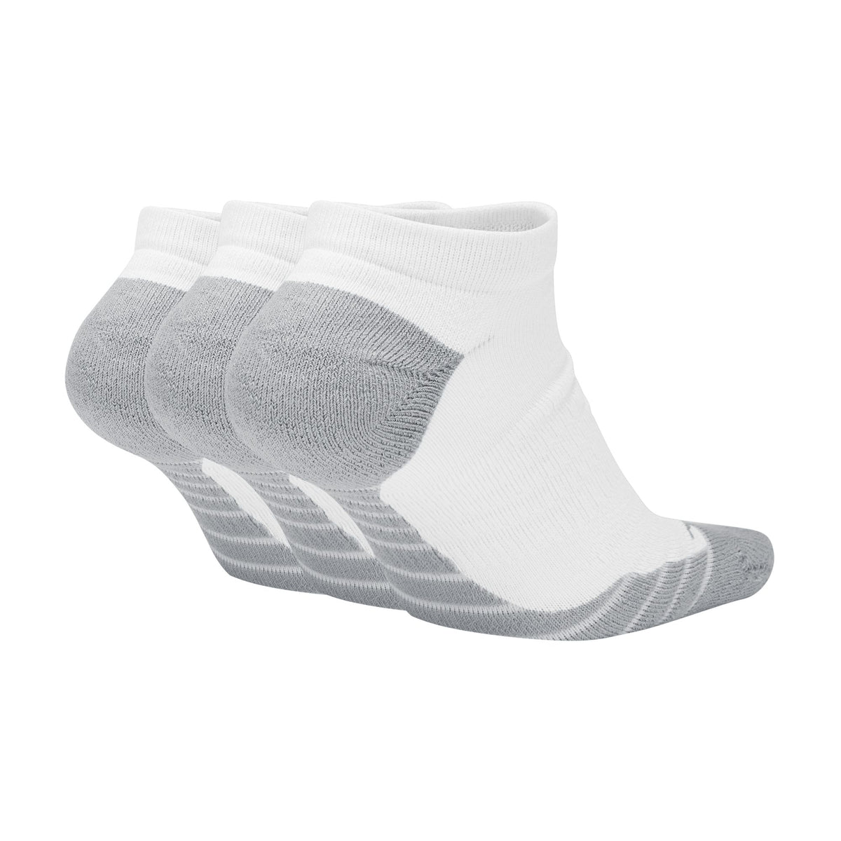 Nike Everyday Max Cushioned Ankle Socks 3 Pack - White/Wolf Grey