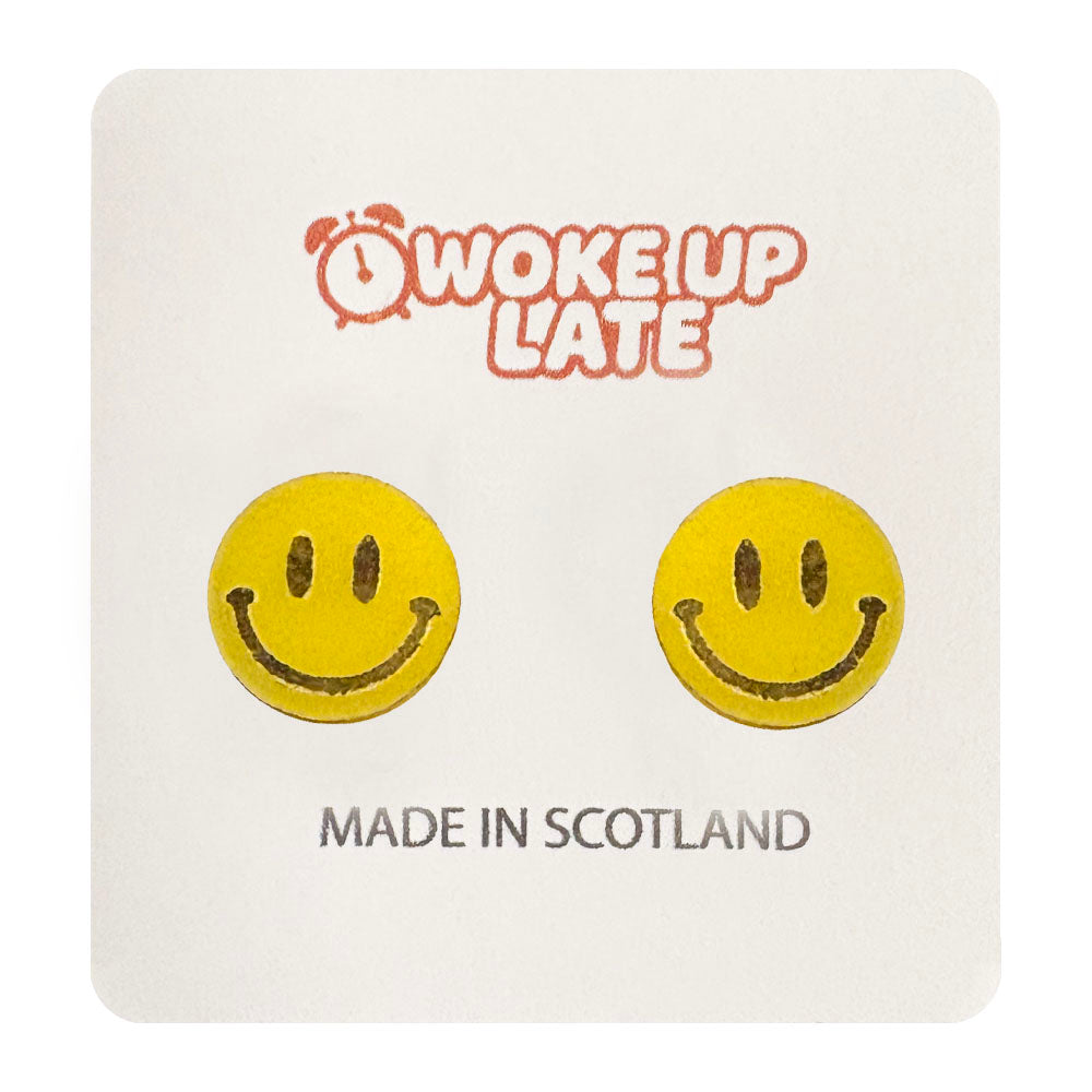 Woke Up Late - Acid House Earring Studs