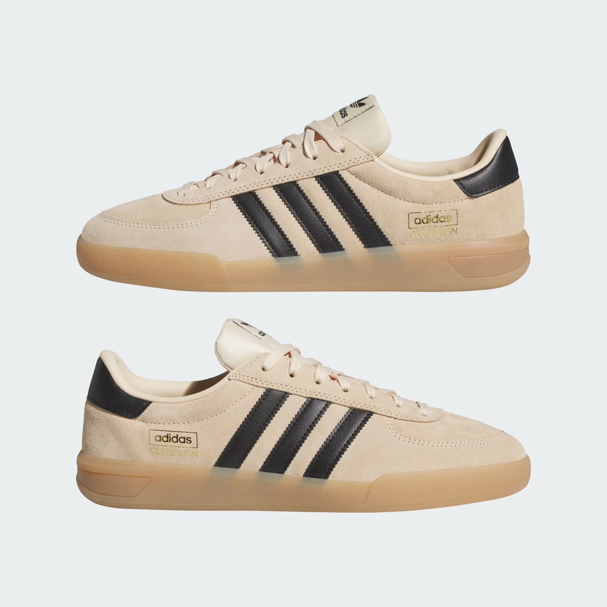 Adidas Skateboarding Glenburn Shoes - Sand Strata/Core Black/Gum