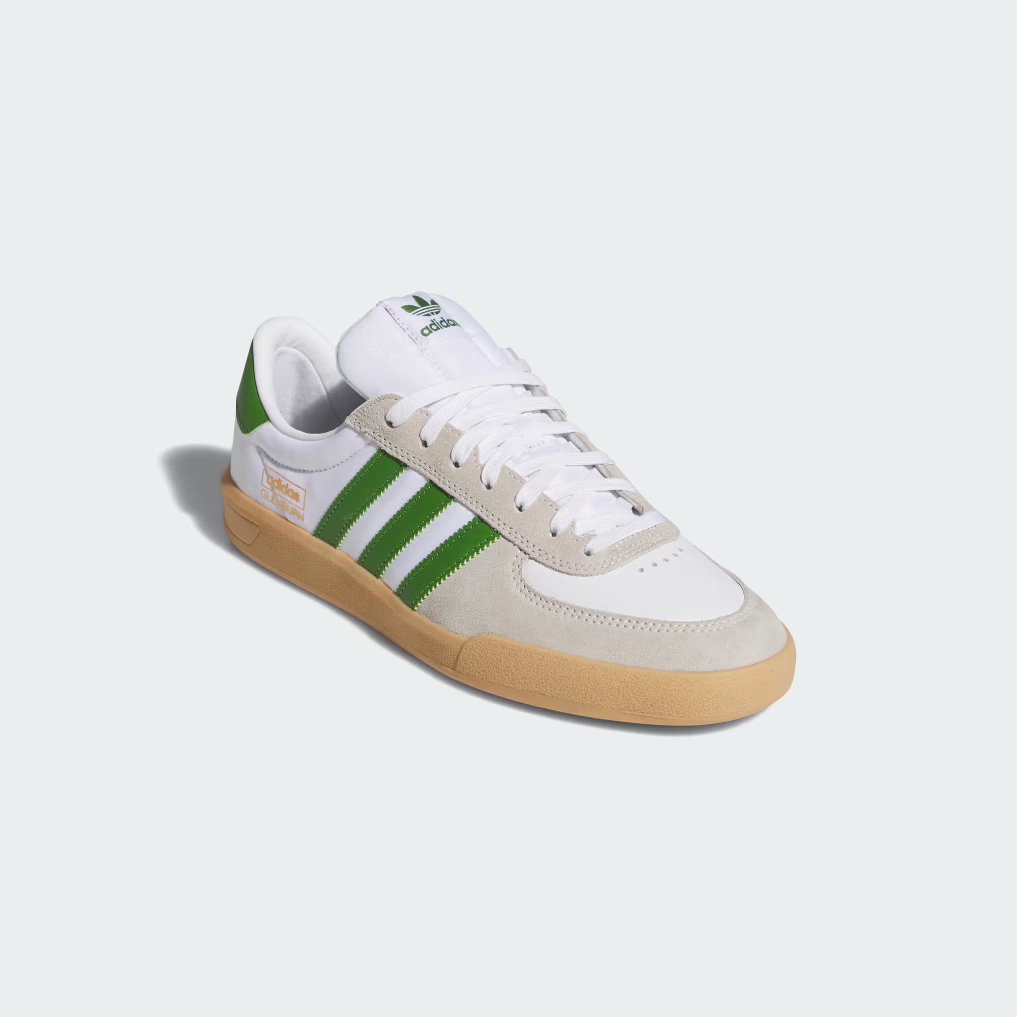 Adidas Skateboarding Glenburn Shoes - Cloud White/Crew Green/Gum
