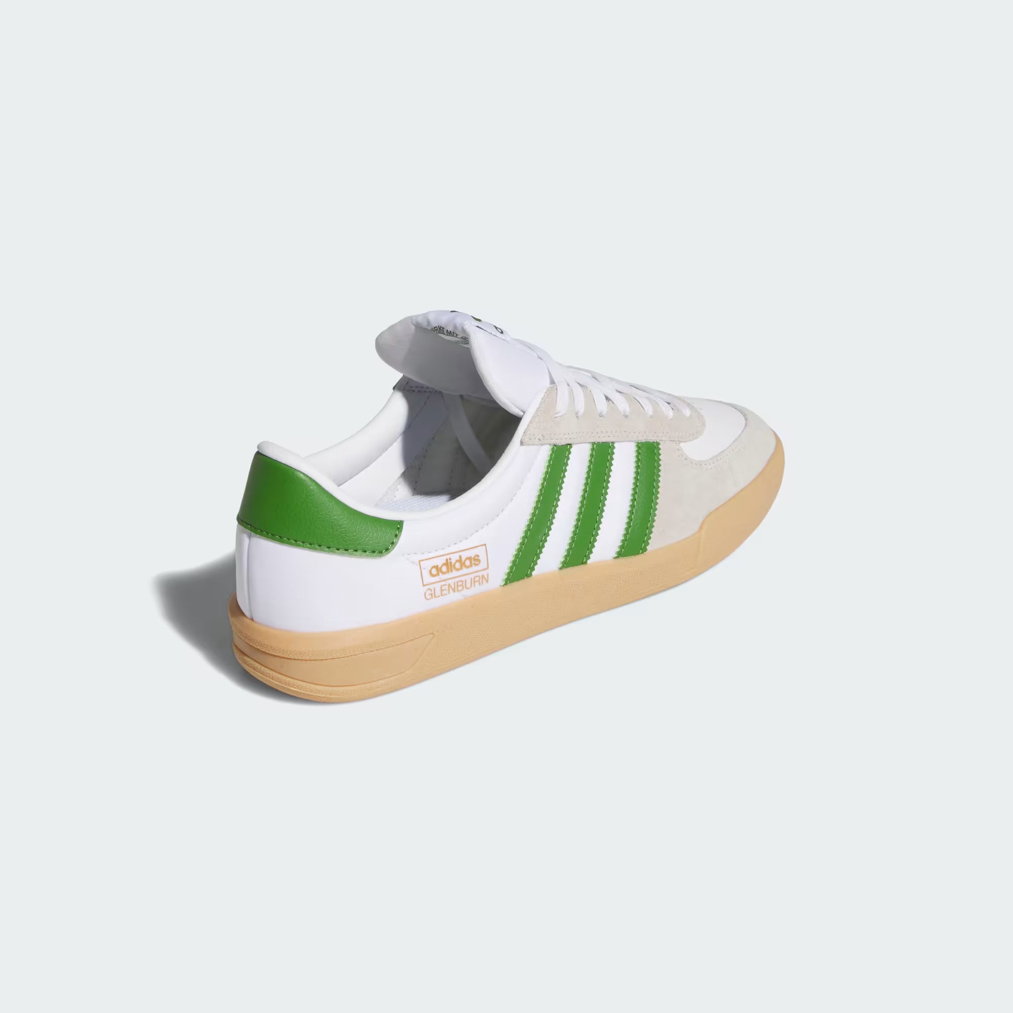 Adidas Skateboarding Glenburn Shoes - Cloud White/Crew Green/Gum