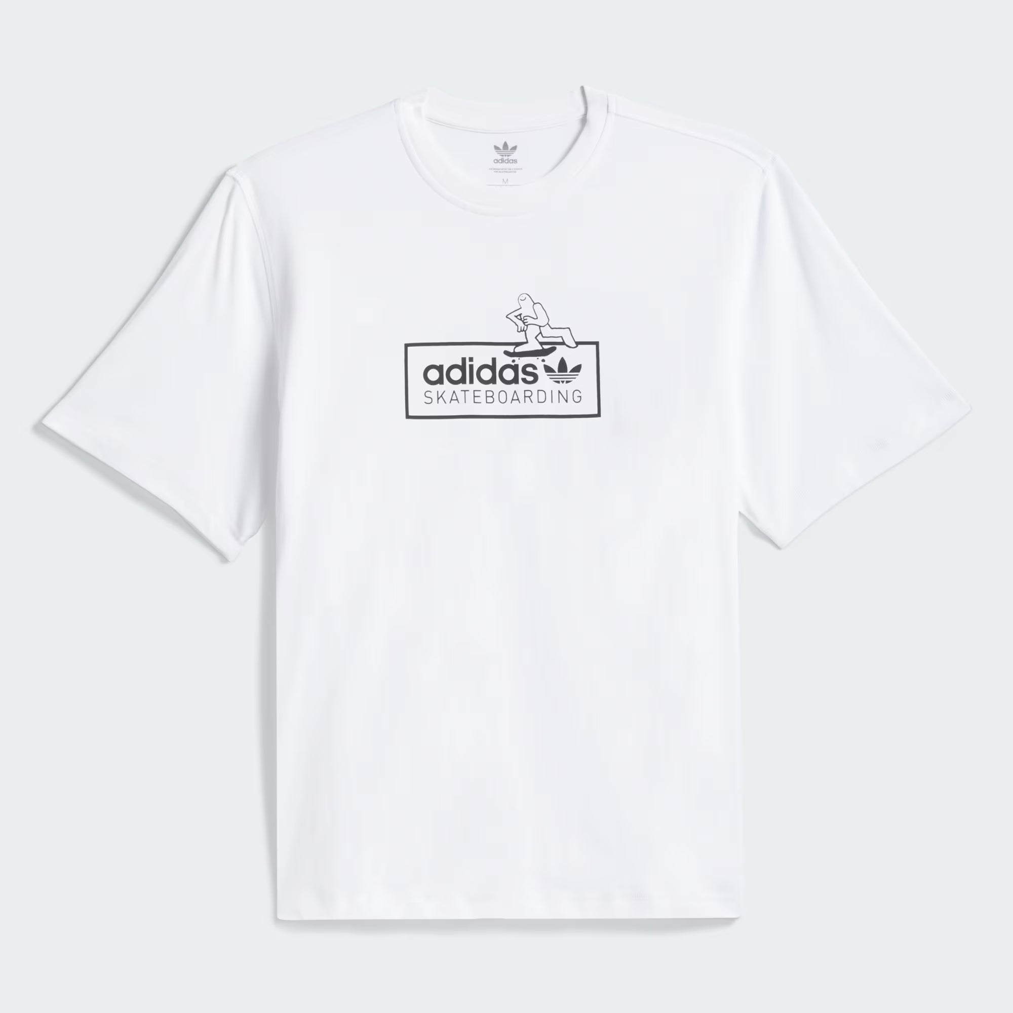 Adidas Skateboarding x Mark Gonzales Logo T-Shirt - White/Black