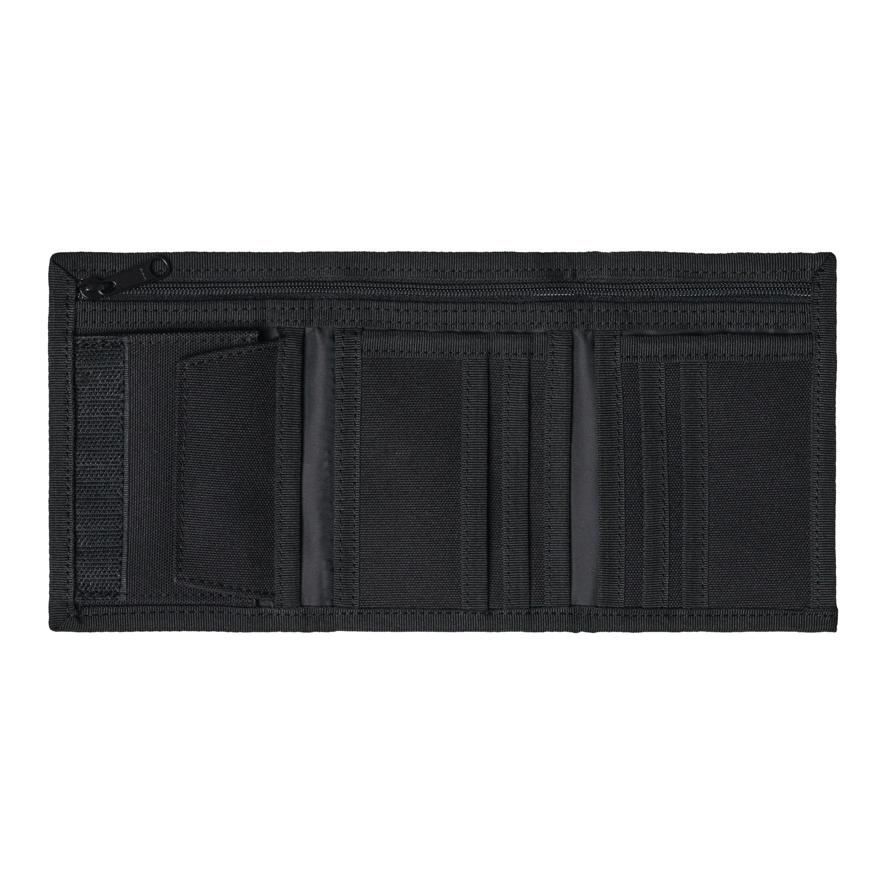 Black carhartt wallet with woven logo. Free UK shipping on orders over £50.